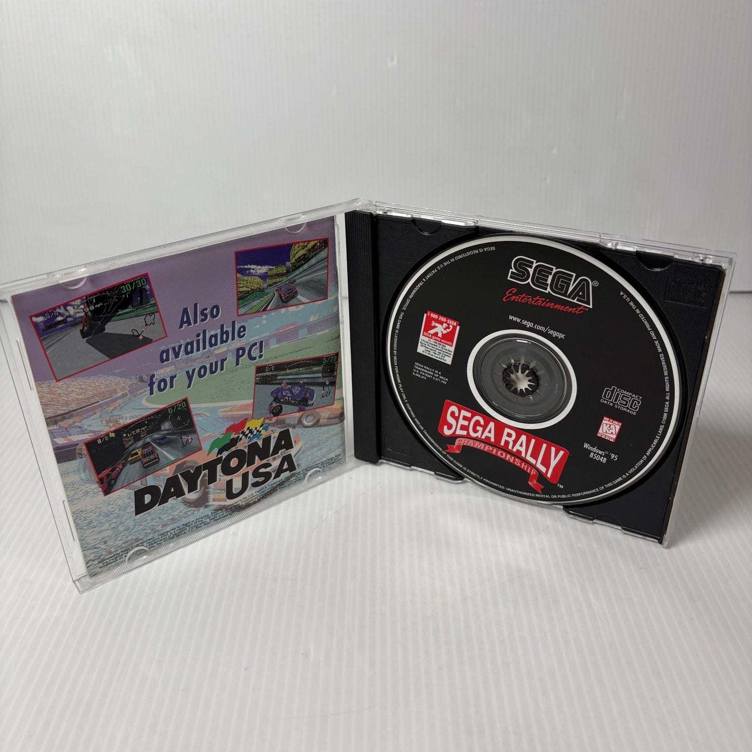 Sega Rally Championship PC Video Game Windows 95 Arcade Racing