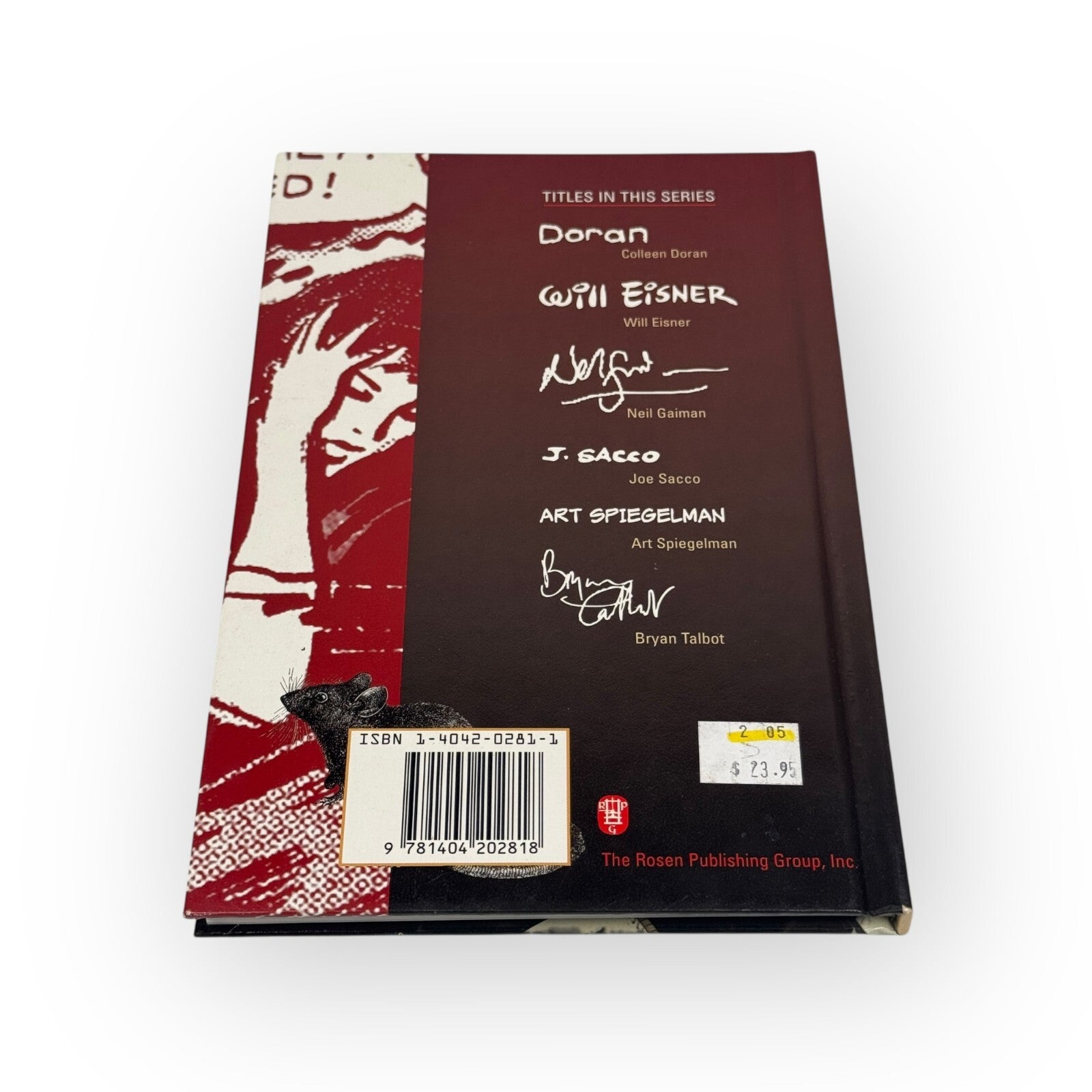 The Library of Graphic Novelists: Art Spiegelman (2004, Hardcover) 1st Ed.