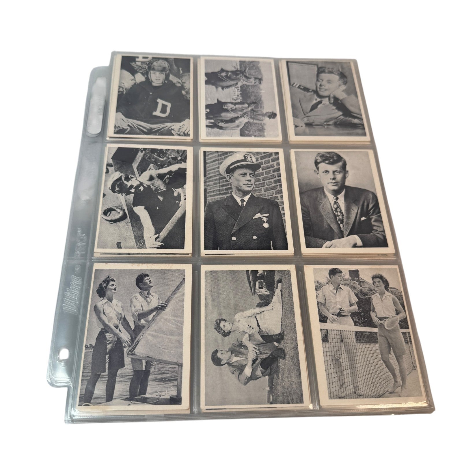 1964 The Story of John F. Kennedy JFK Topps Trading Cards Set of 77 Cards