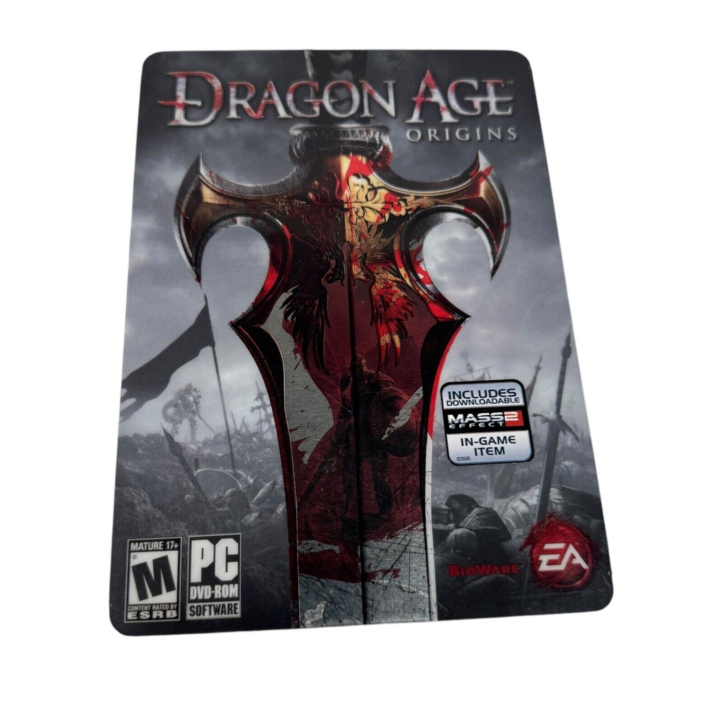 Dragon Age Origins Collector's Edition PC Steelbook CIB w/ Map