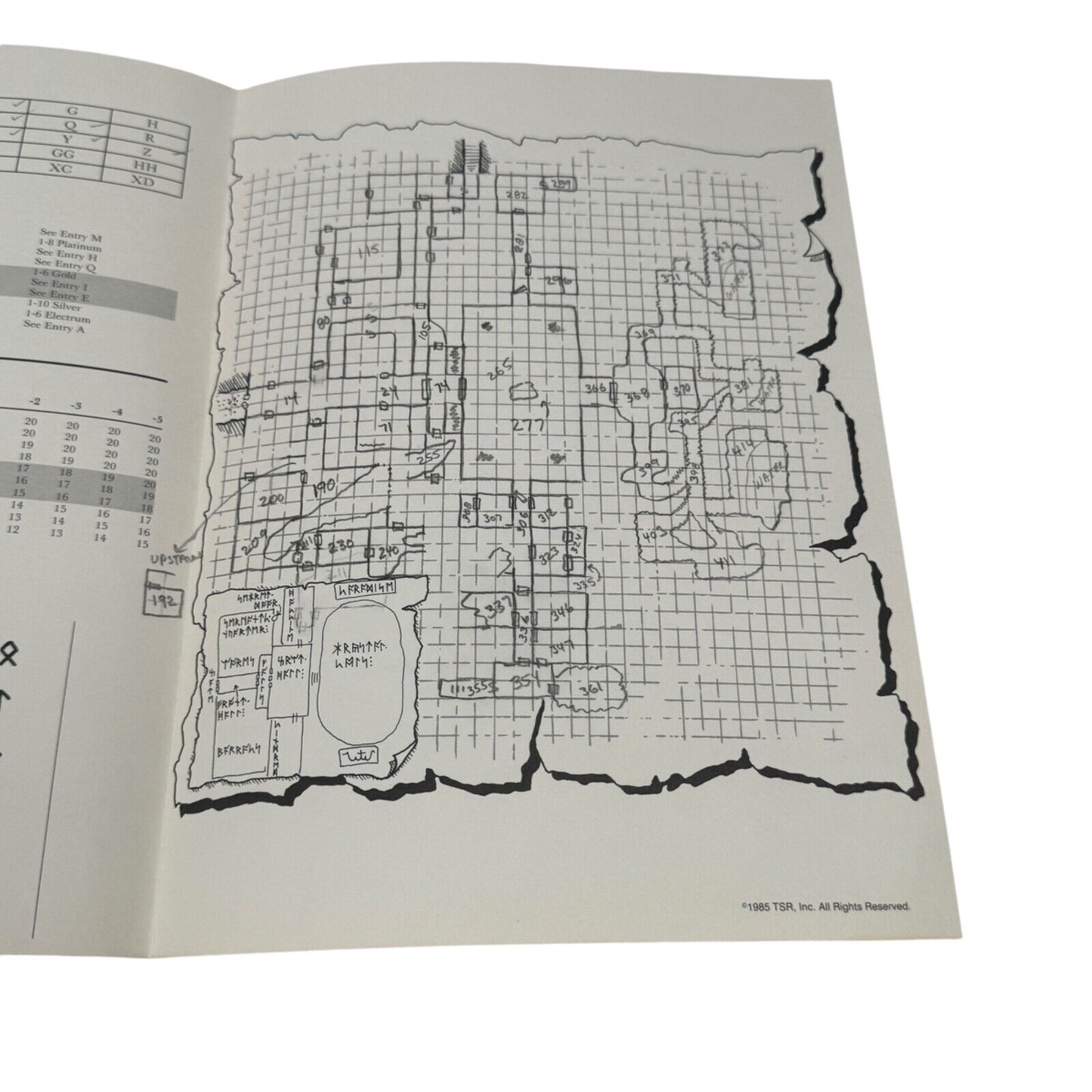 Dungeons & Dragons: Thunderdelve Mountain (XS2 TSR 9157) 1985