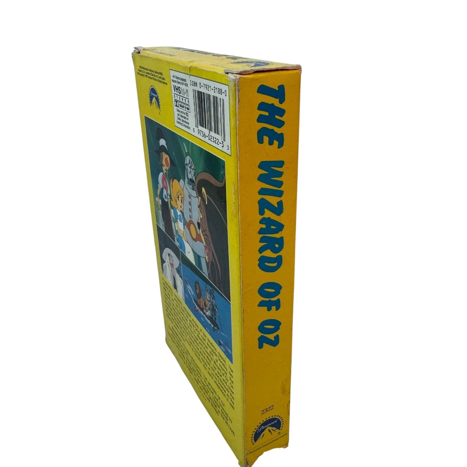 The Wizard of Oz VHS 1983 Toho Anime Animated Family Classic Paramount Pictures