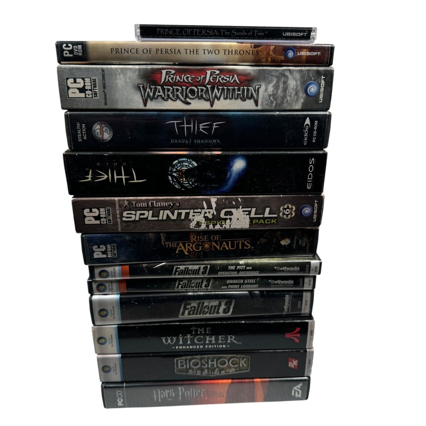 Lot of 13 AAA PC Games Fallout 3 & Game Add-Ons, Prince of Persia Trilogy & More