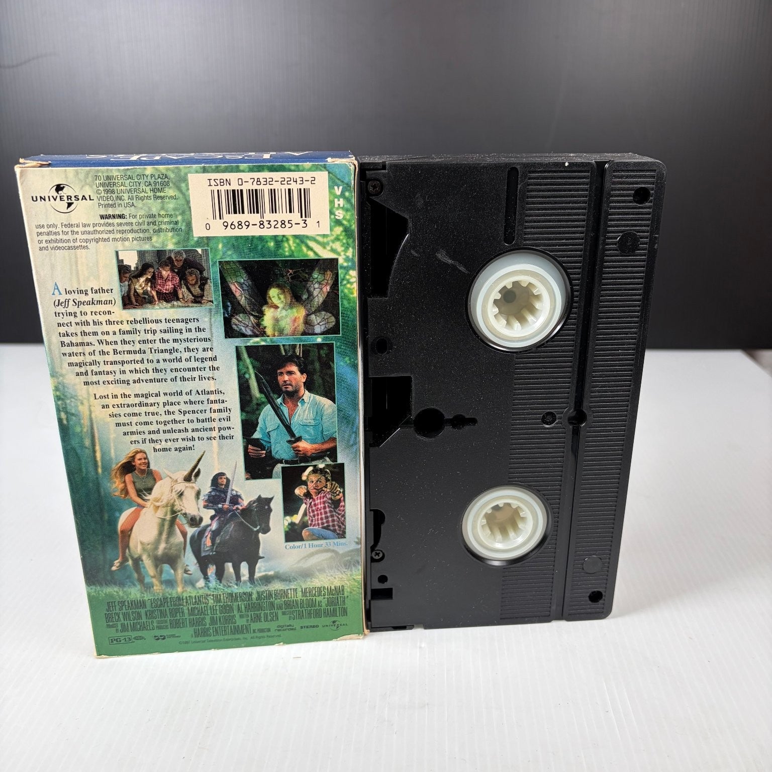 Escape From Atlantis VHS 1997 Family Adventure Original Release Universal