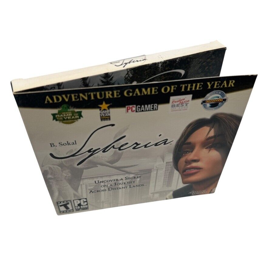 Syberia PC Game by The Adventure Company Sealed in Digipack Case