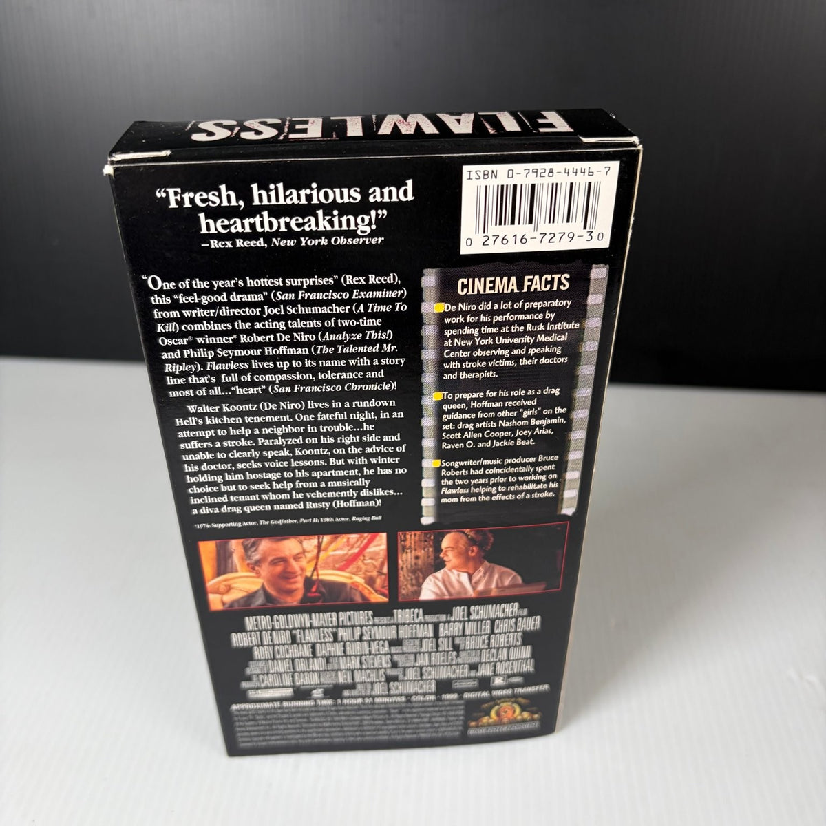 Flawless VHS 1999 Drama Original Release MGM Metro-Goldwyn-Mayer
