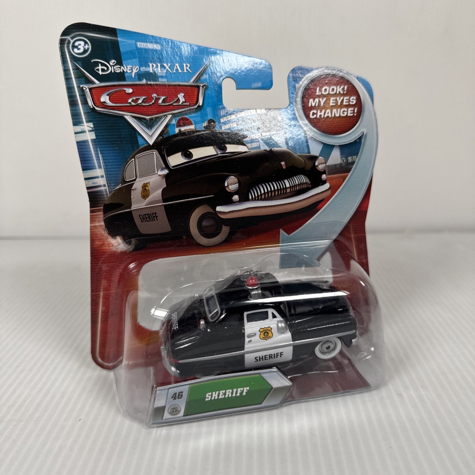 SHERIFF #46 Disney Pixar World Of Cars LOOK Diecast Mattel NIB