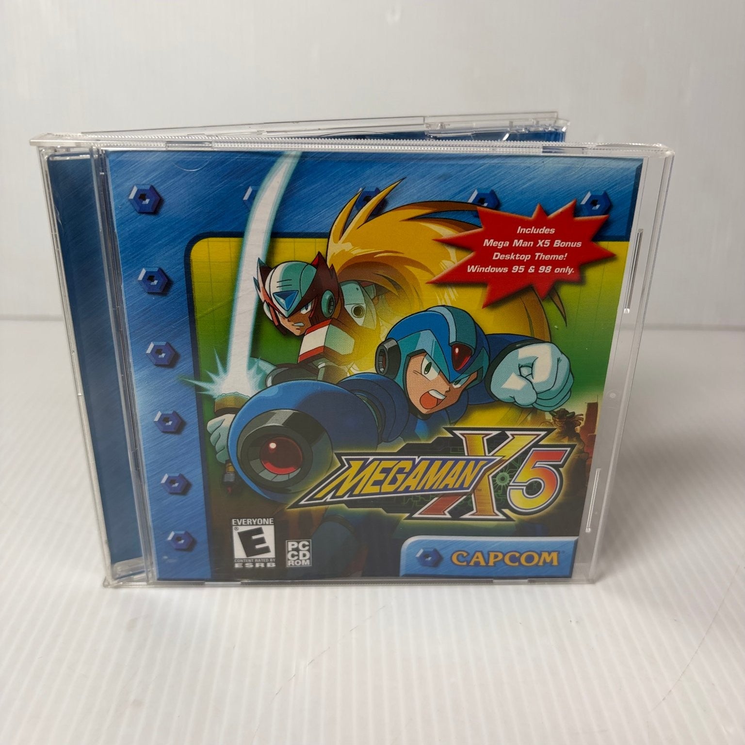 Mega Man X5 PC Video Game Capcom Windows 95 98 Retro Action Platformer