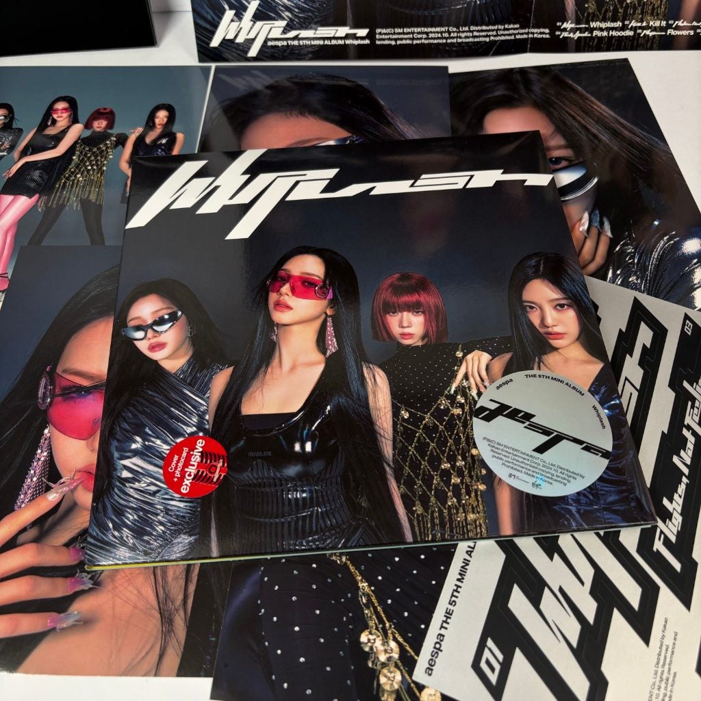aespa Whiplash The 5th Mini Album CD Photobook Poster Postcards Target Exclusive