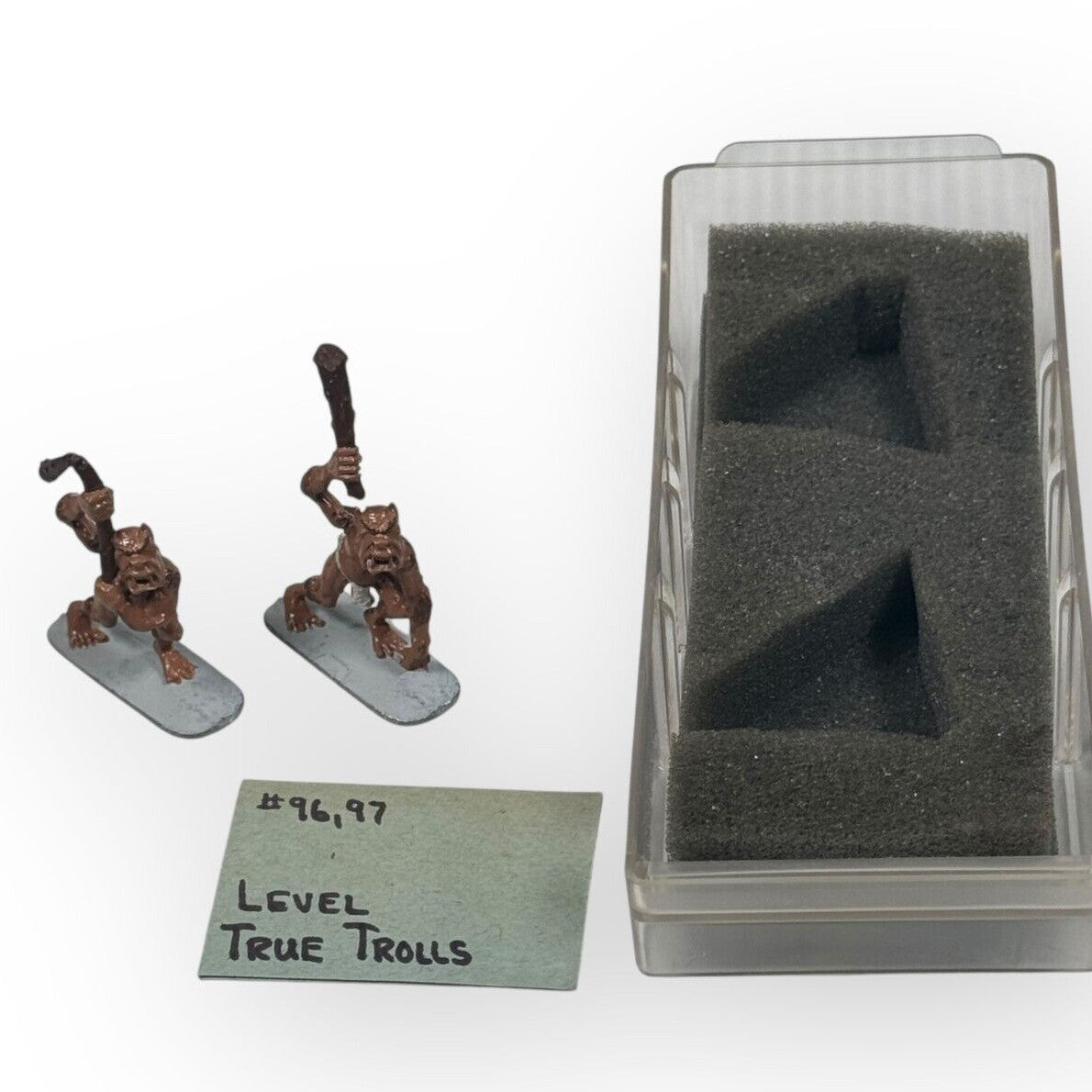 Dungeons & Dragons Ral Parth Lot of 2 True Swamp Trolls Tom Meier VTG 1979