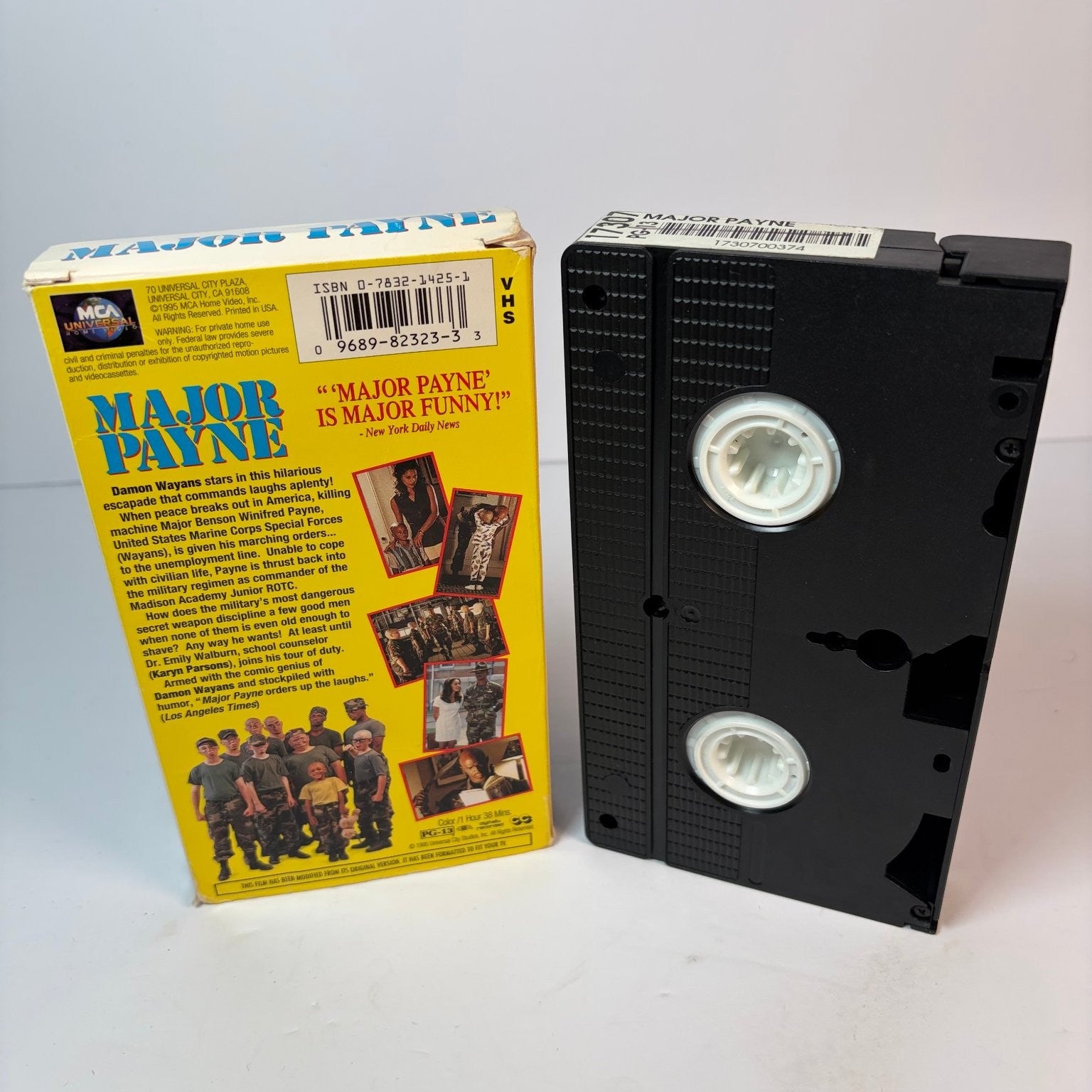 Major Payne VHS 1995 Military Comedy Damon Wayans MCA Universal Home Video