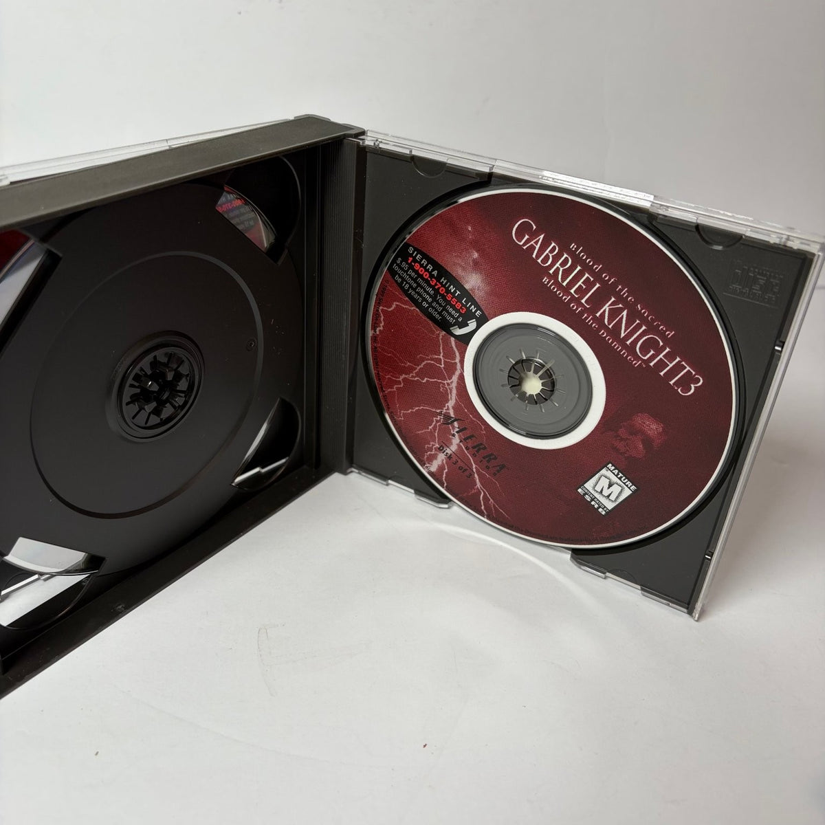 Gabriel Knight 3 Blood of the Sacred Blood of the Damned PC CD-ROM Game