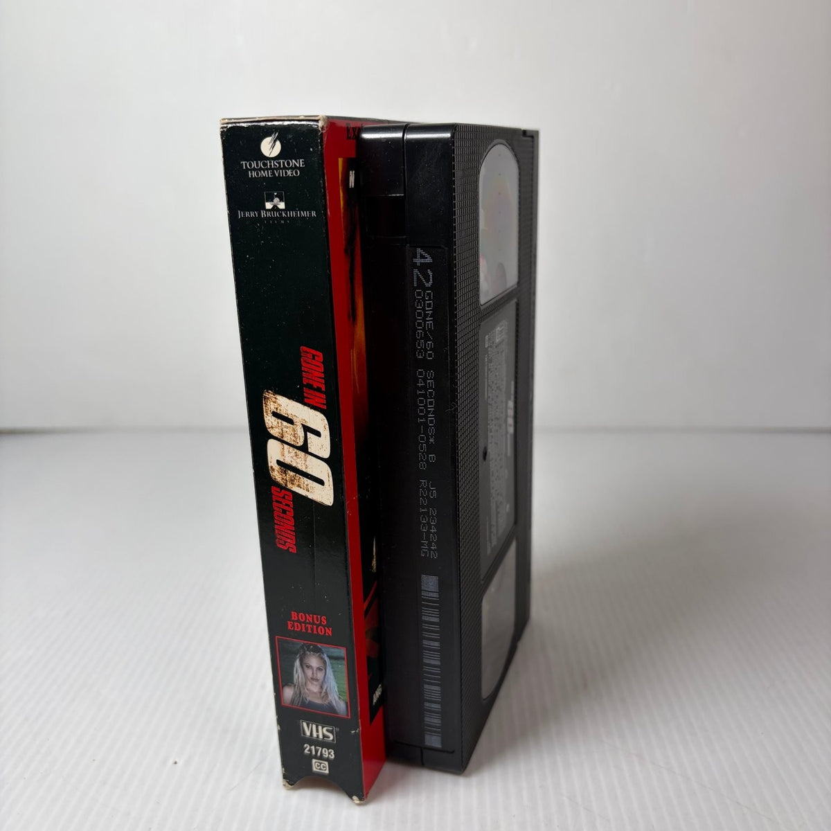 Gone in 60 Seconds VHS 2000 Action Thriller Bonus Edition Touchstone