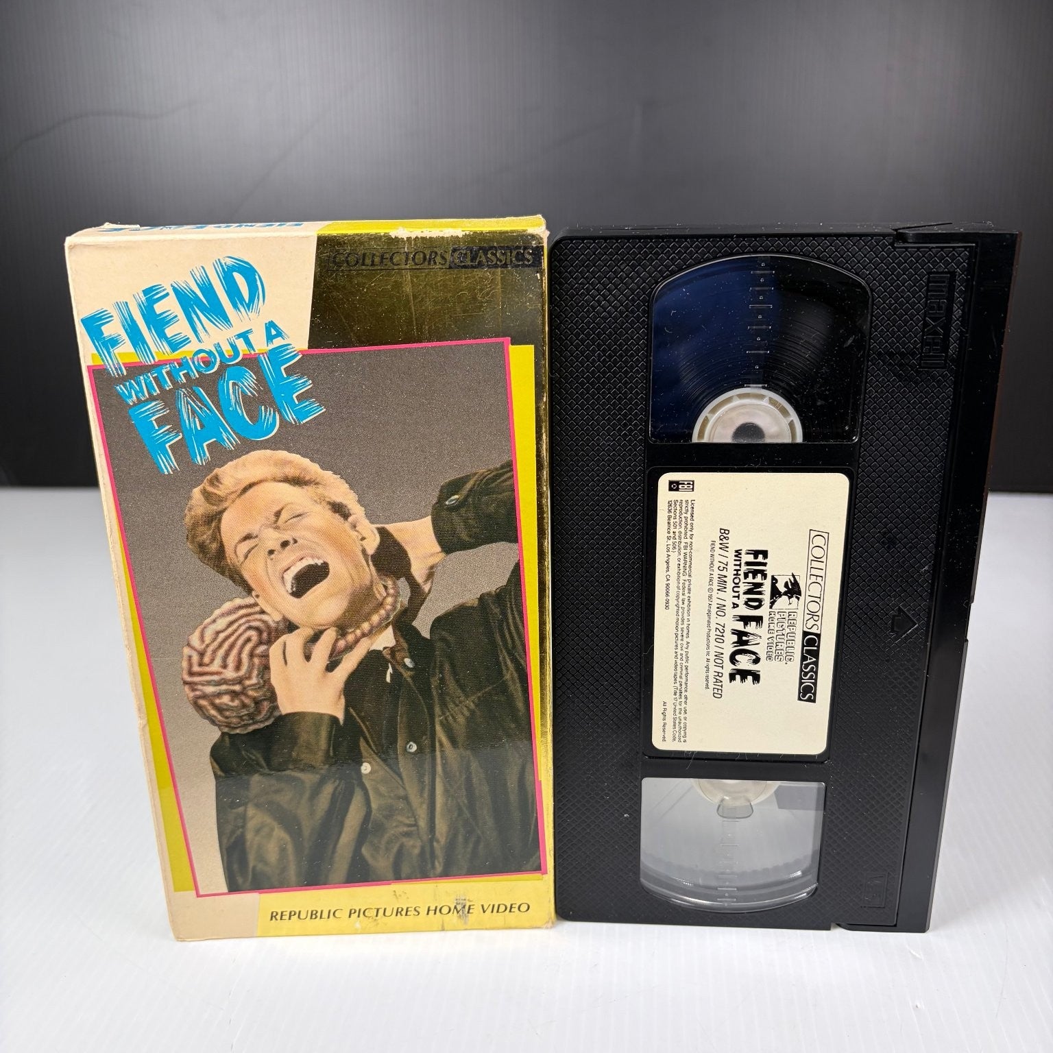 Fiend Without a Face VHS 1958 Horror Sci-Fi Collectors Classics Republic