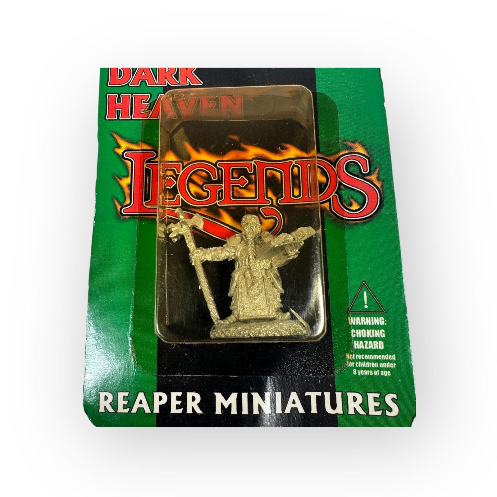 Dark Heaven Legends Dwarf Cleric Grayrune by Reaper Miniatures Sealed on Card