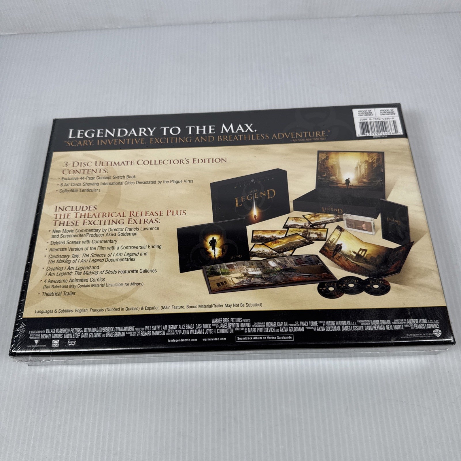 I Am Legend 3 disc Ultimate Collector’s Edition DVD set