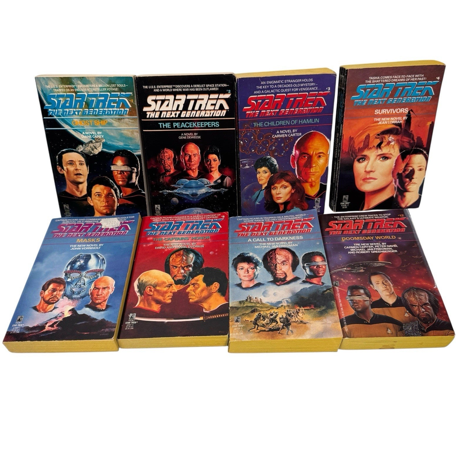 Star Trek The Next Generation Lot Of 33 Paperback Books