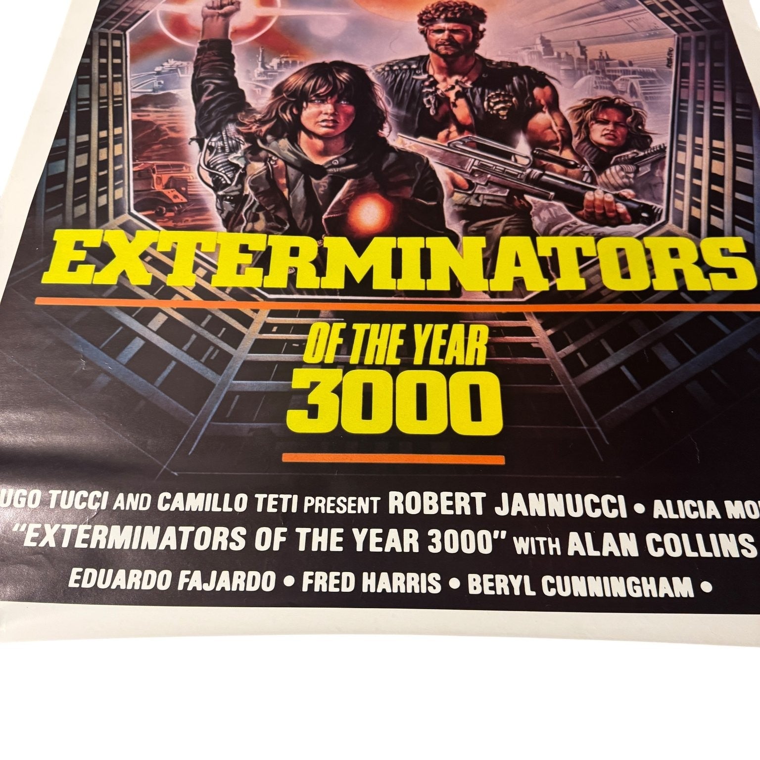 Exterminators of the Year 3000 1983 One-Sheet Movie Store Poster Sci-Fi Action