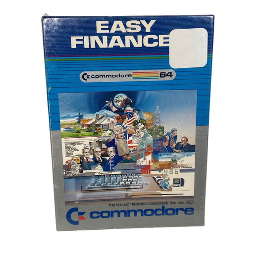 VTG 1983 Easy Finance I for the Commodore 64 on 5.25" SEALED NOS