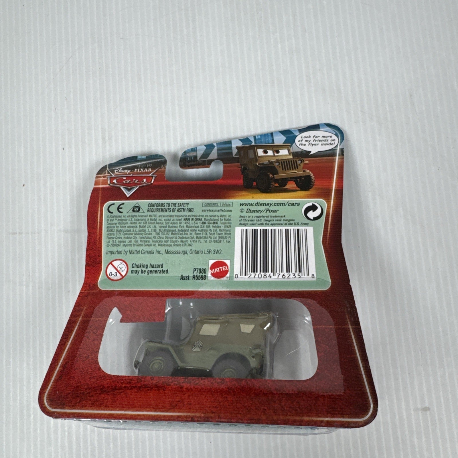 DISNEY PIXAR CARS LOOK! MY EYES CHANGE! SARGE #30