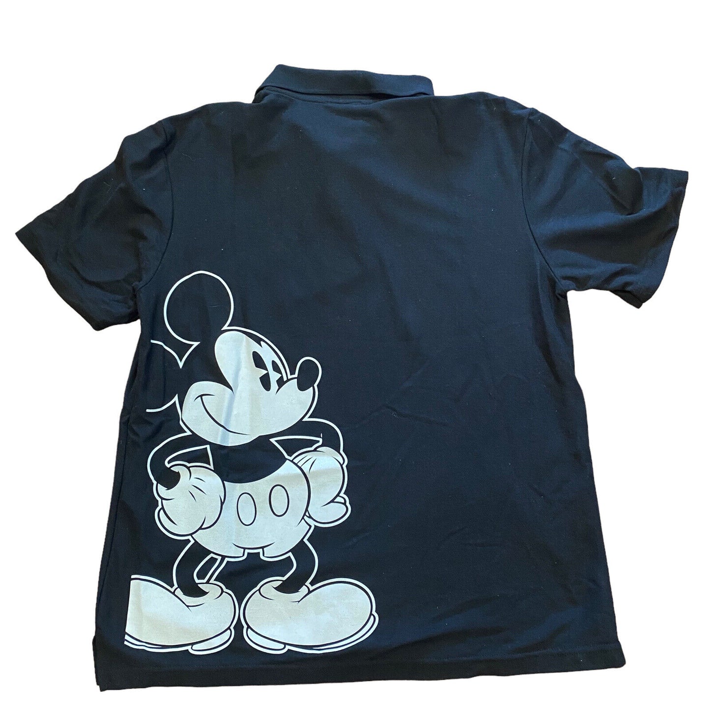 D23 2018 Destination Disney Exclusive Embroidered Black Polo Shirt Mickey Back