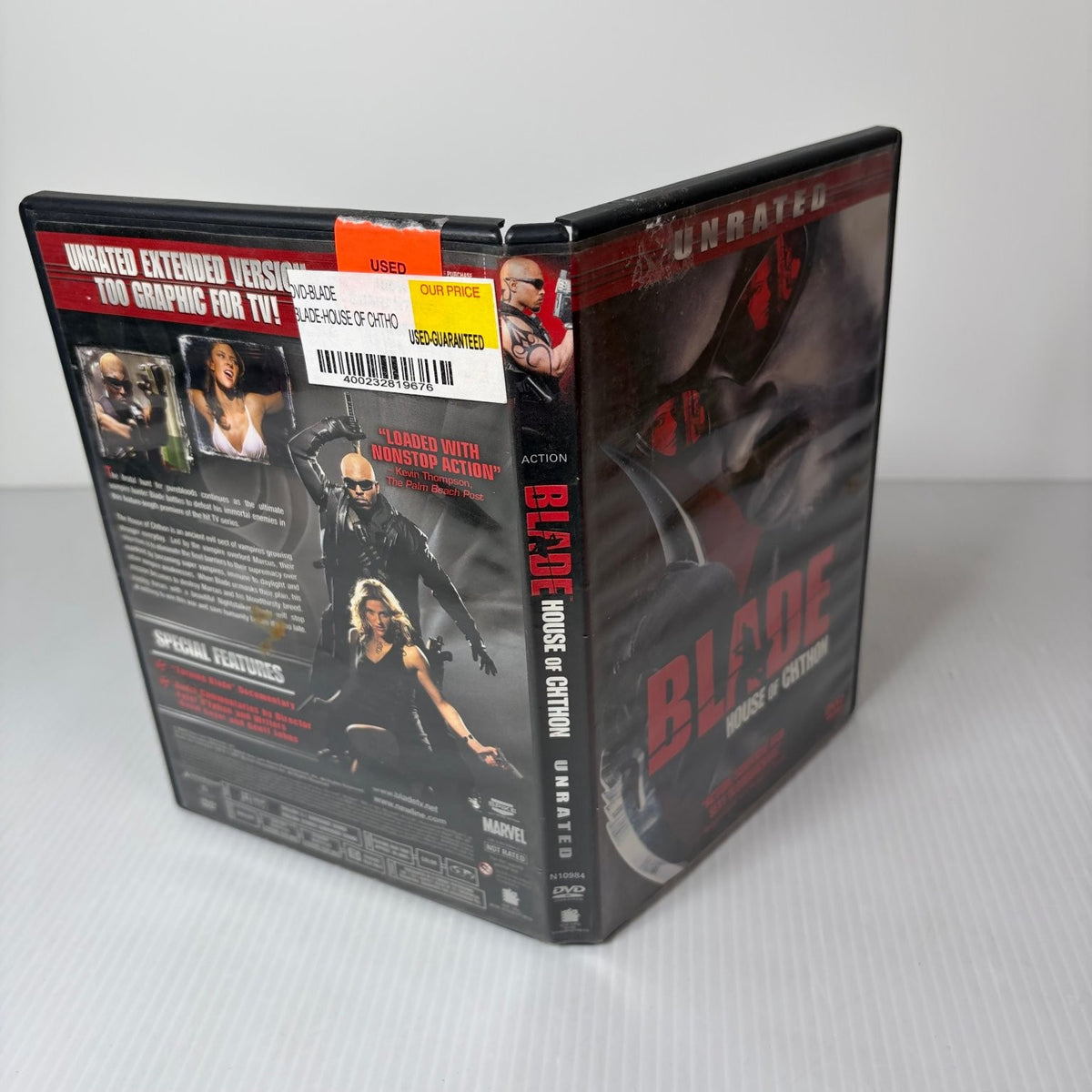 Blade: House of Chthon Unrated DVD 2006 Extended Version Action Horror
