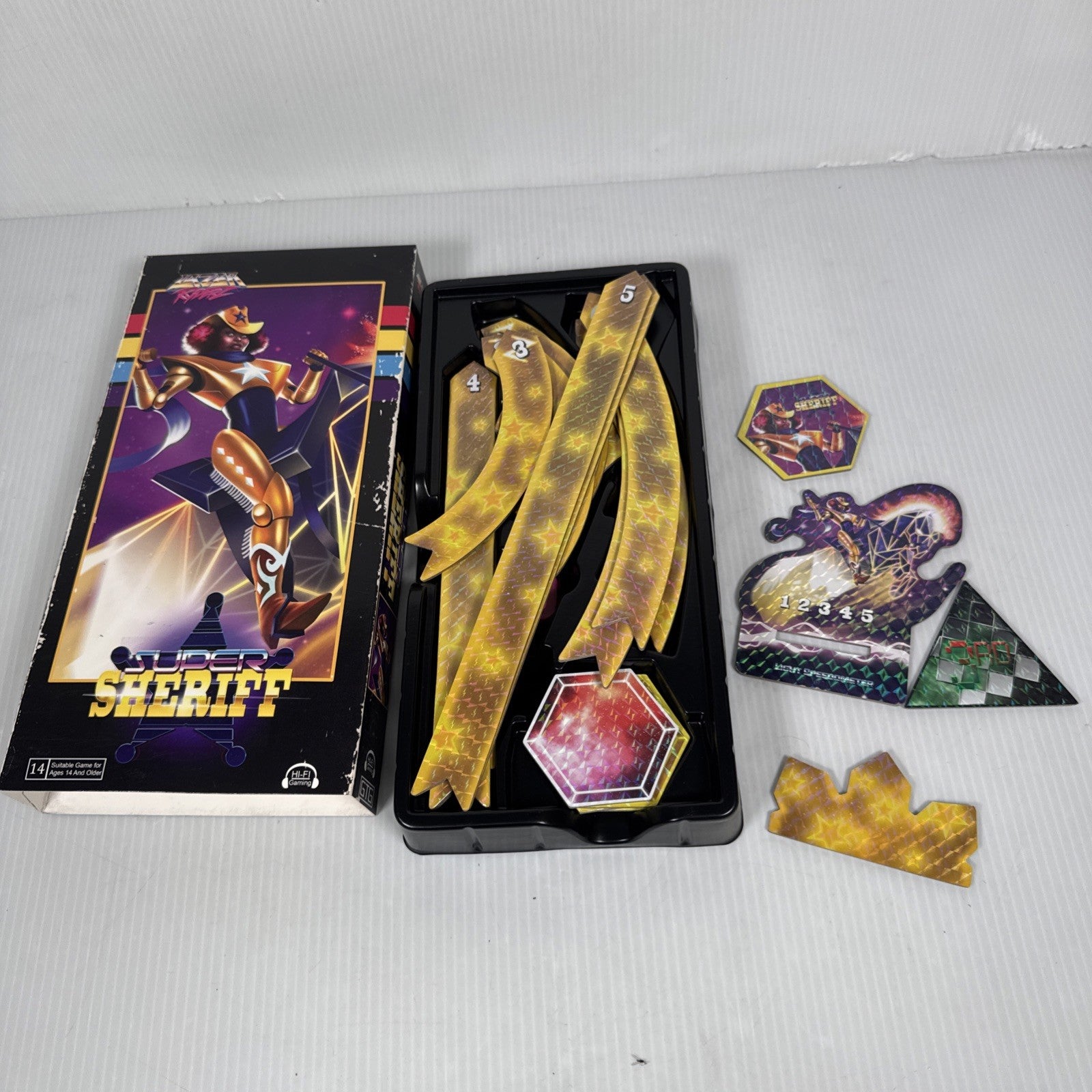 Lazer Riderz Action Adventure Board Game Original Series Box Set - Used