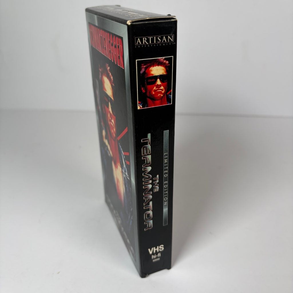 The Terminator VHS Limited Edition Artisan Schwarzenegger 1984 Rated R Hi-Fi