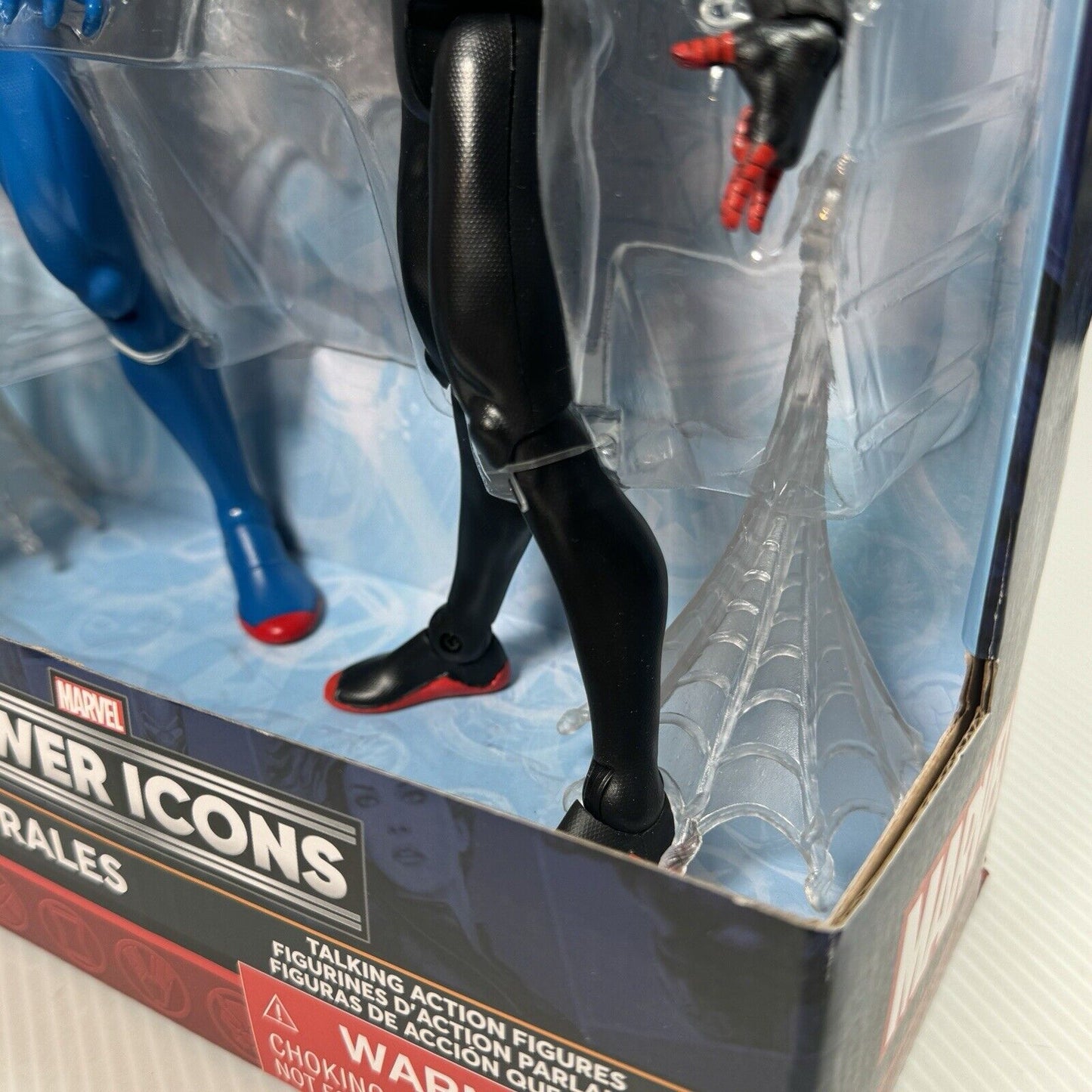 Marvel Spider Man 2099 & Miles Morales Talking Power Icons Figure Set Disney