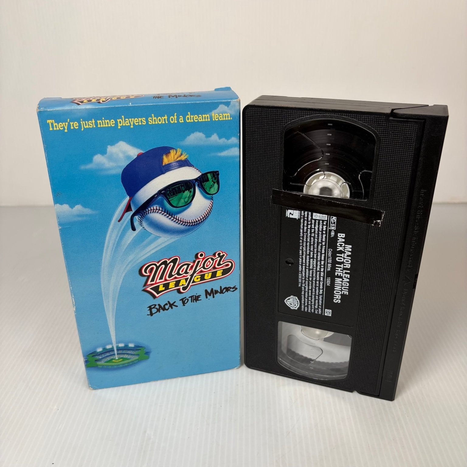 Major League Back to the Minors VHS 1998 Comedy Warner Home Video