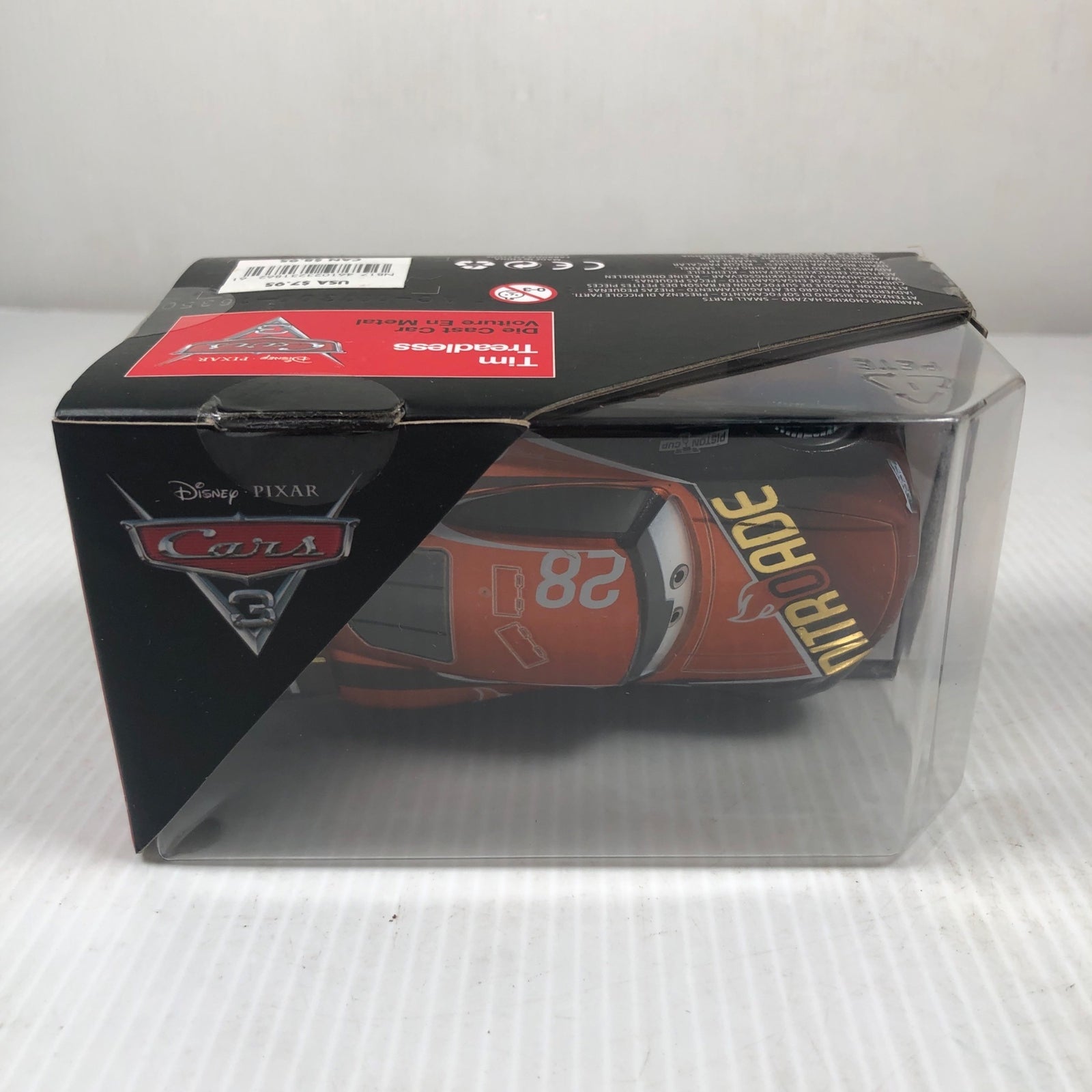 Pixar Cars 3 Tim Treadless Die-Cast Car Toy Model 1:43 Disney Store Exclusive