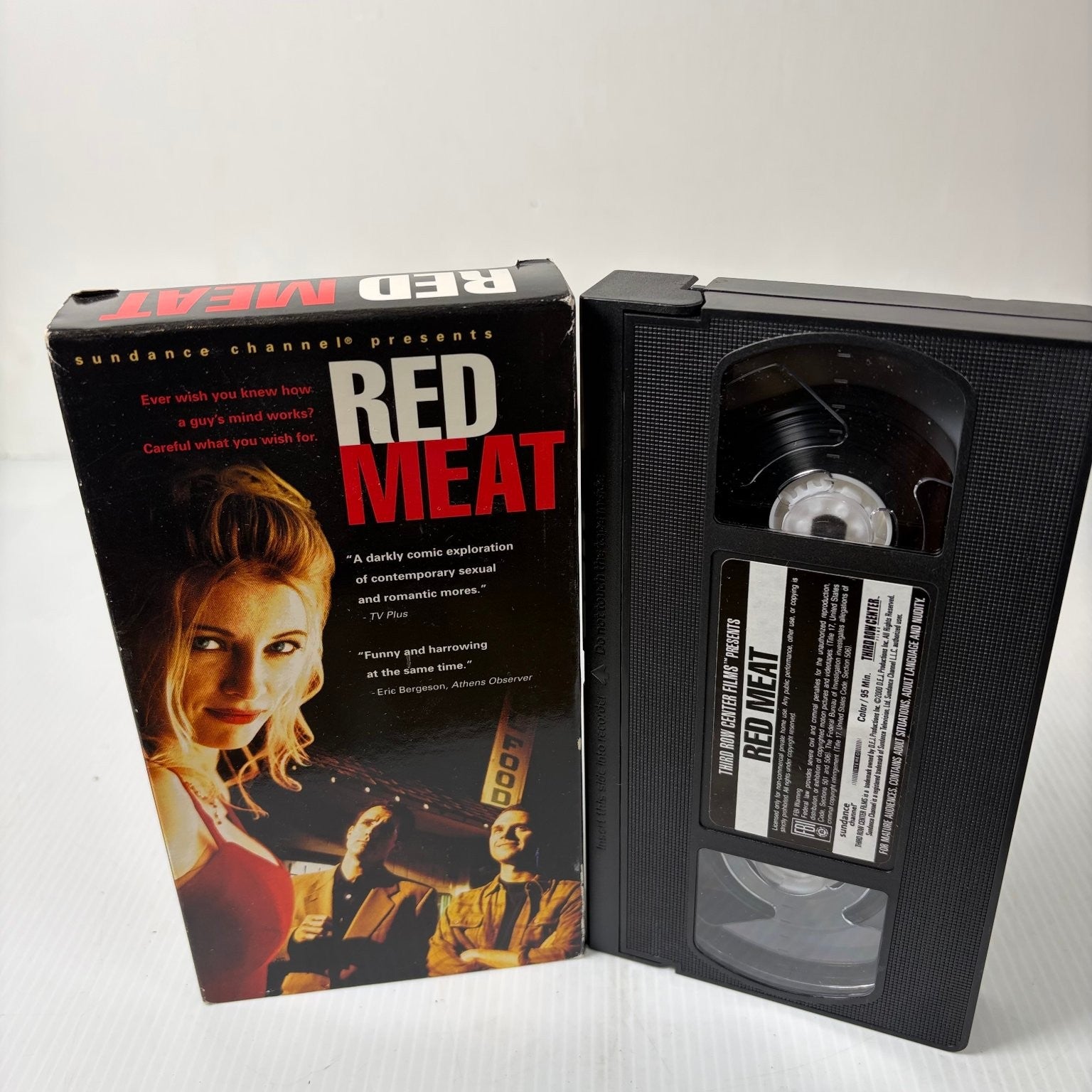 RED MEAT VHS 1997 Erotic Thriller Sundance Channel Third Row Center