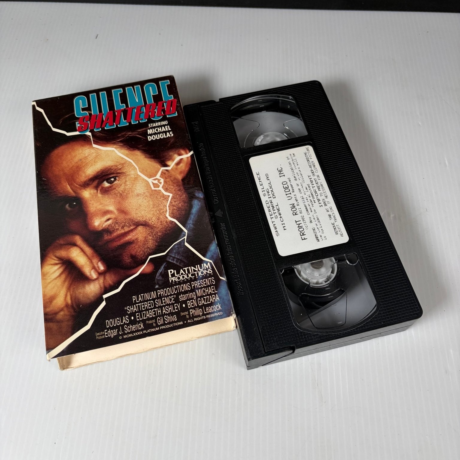 Shattered Silence VHS 1992 Thriller Mystery Platinum Productions