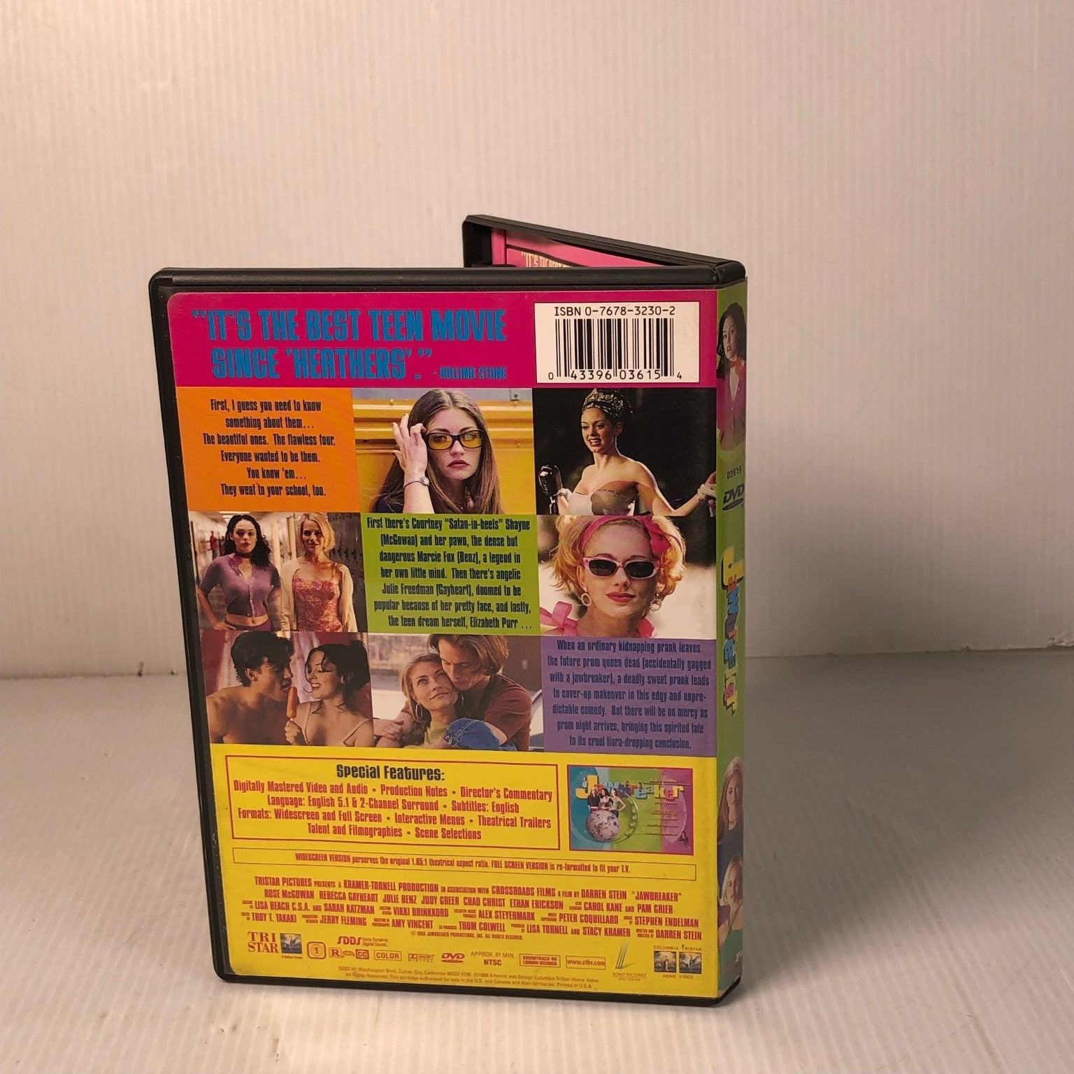 Jawbreaker DVD (1999) Rebecca Gayheart, Rose McGowan, Julie Benz, Pam Grier