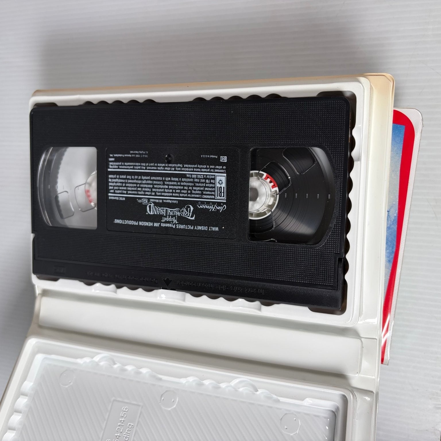 Muppet Movie VHS Lot (3) Christmas Carol Treasure Island Jim Henson Disney