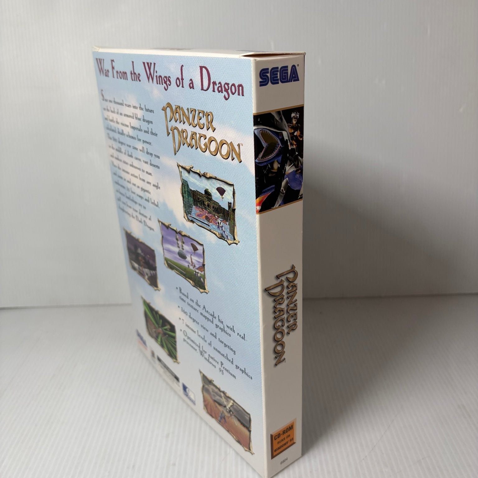 Panzer Dragoon Sega PC Collection Big Box PC Video Game Windows 95 Sega Port