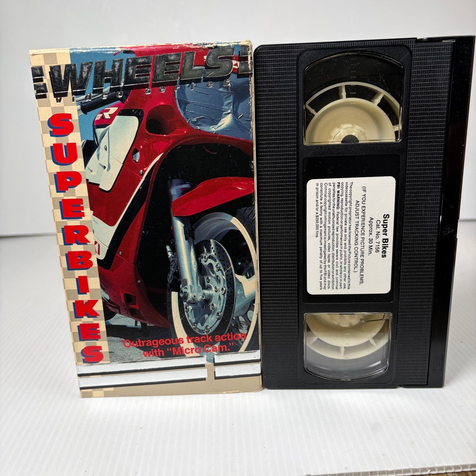 Superbikes VHS 1989 Wheels Video Series Motorcycle Racing Premier Series