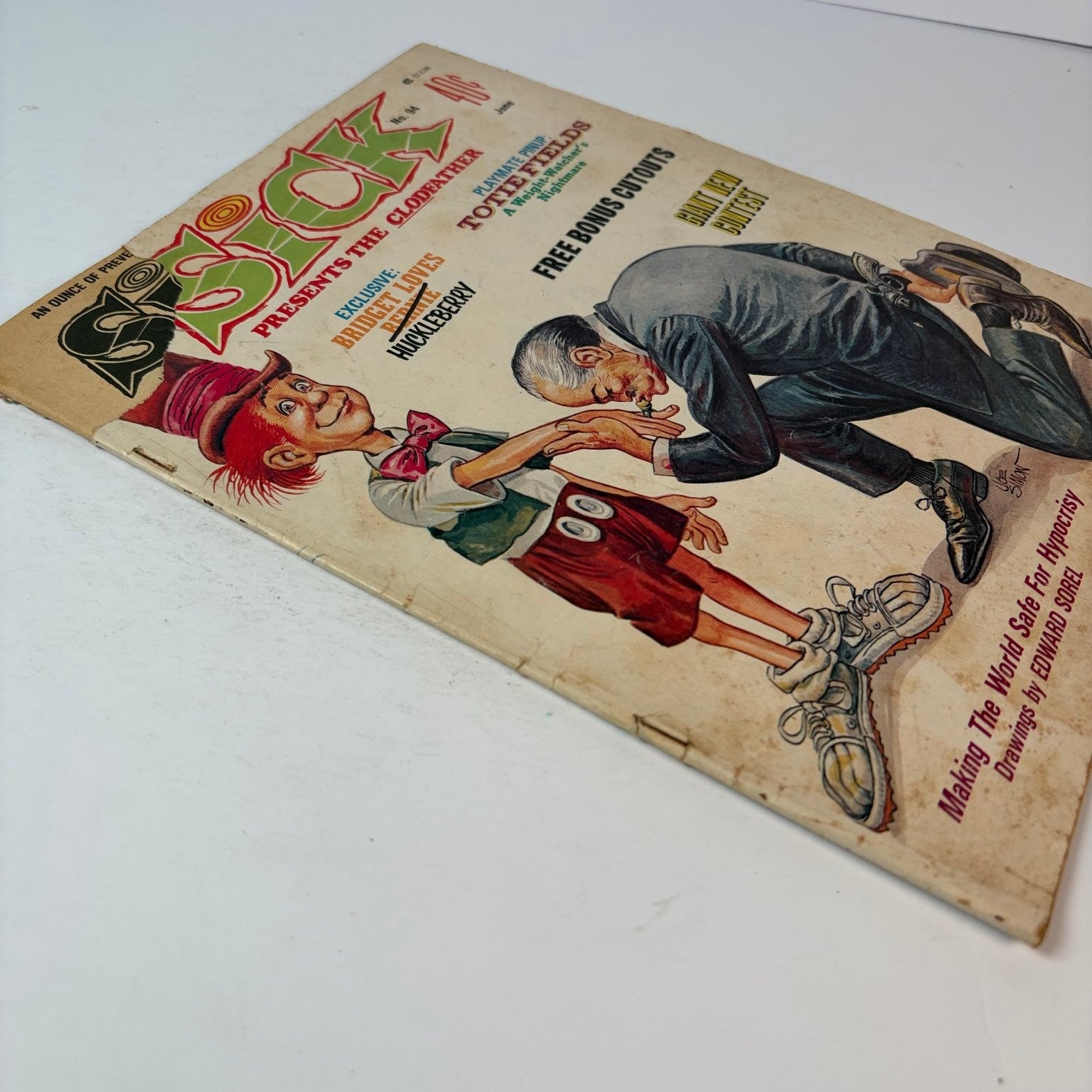 Sick Magazine June 1973 The Clodfather Bridget Loves Bernie Satire Humor