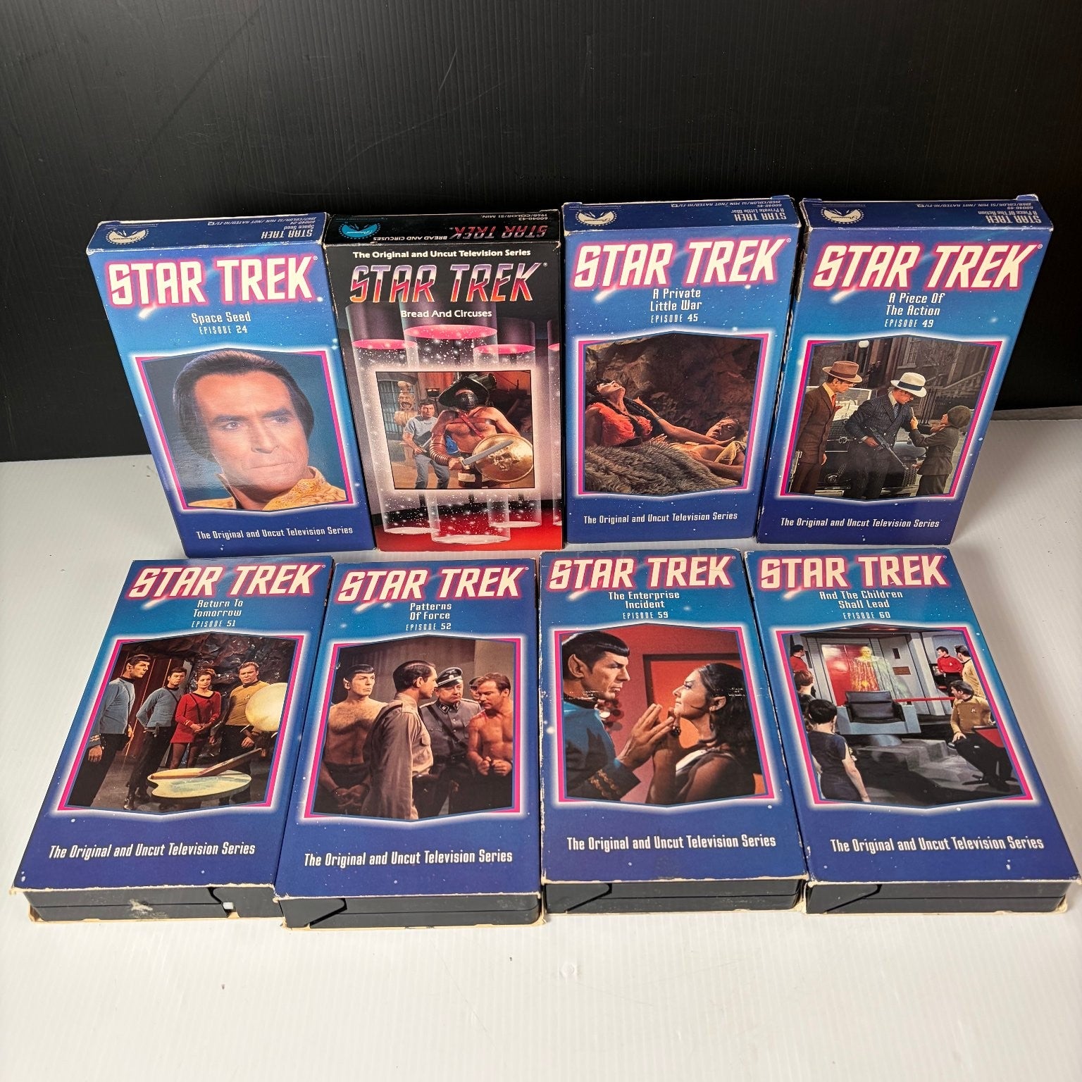 Lot of 19 Star Trek VHS The Next Generation, Movies  & Original Series