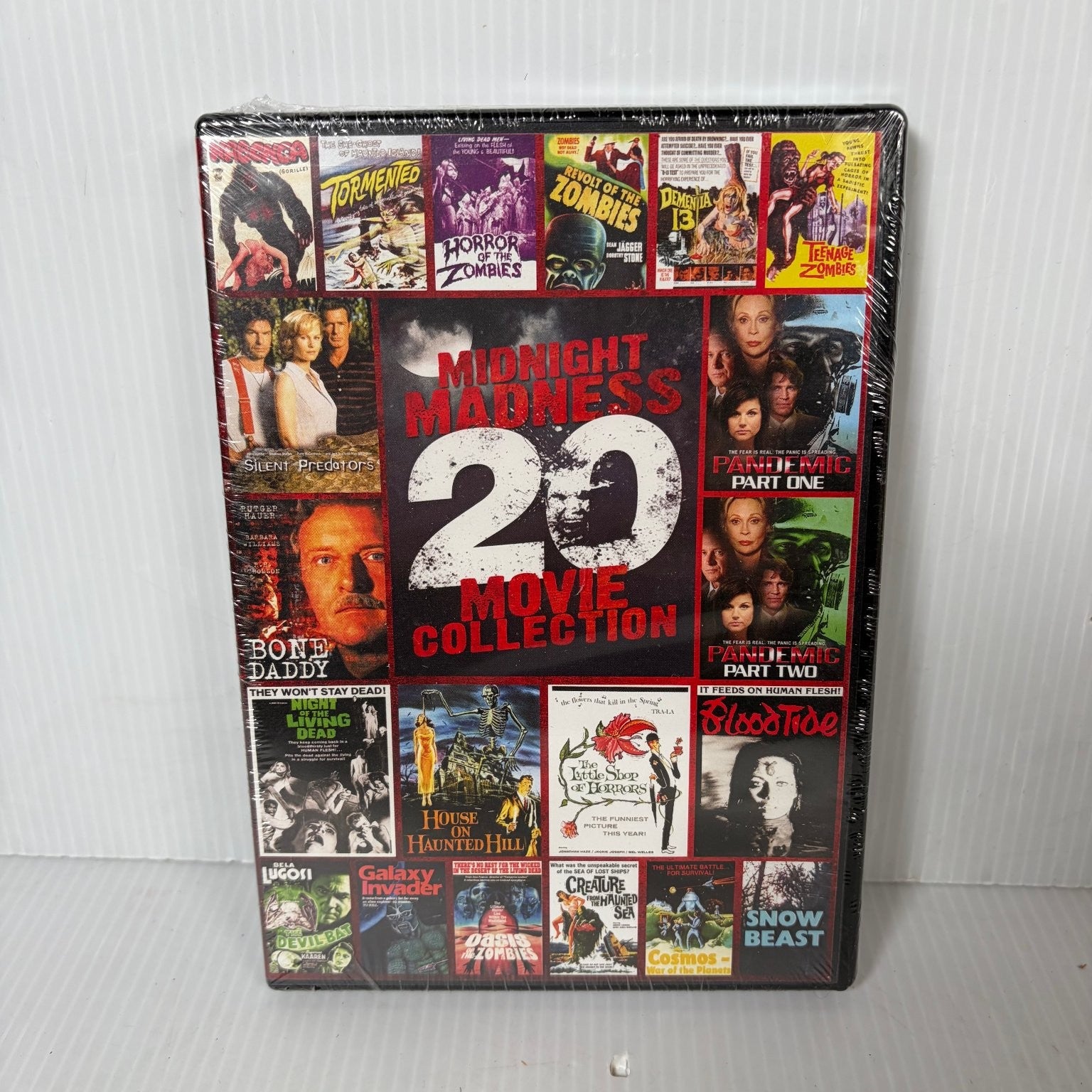 Midnight Madness 20 Movie Collection DVD 2013 Horror Cult Classics Bela Lugosi