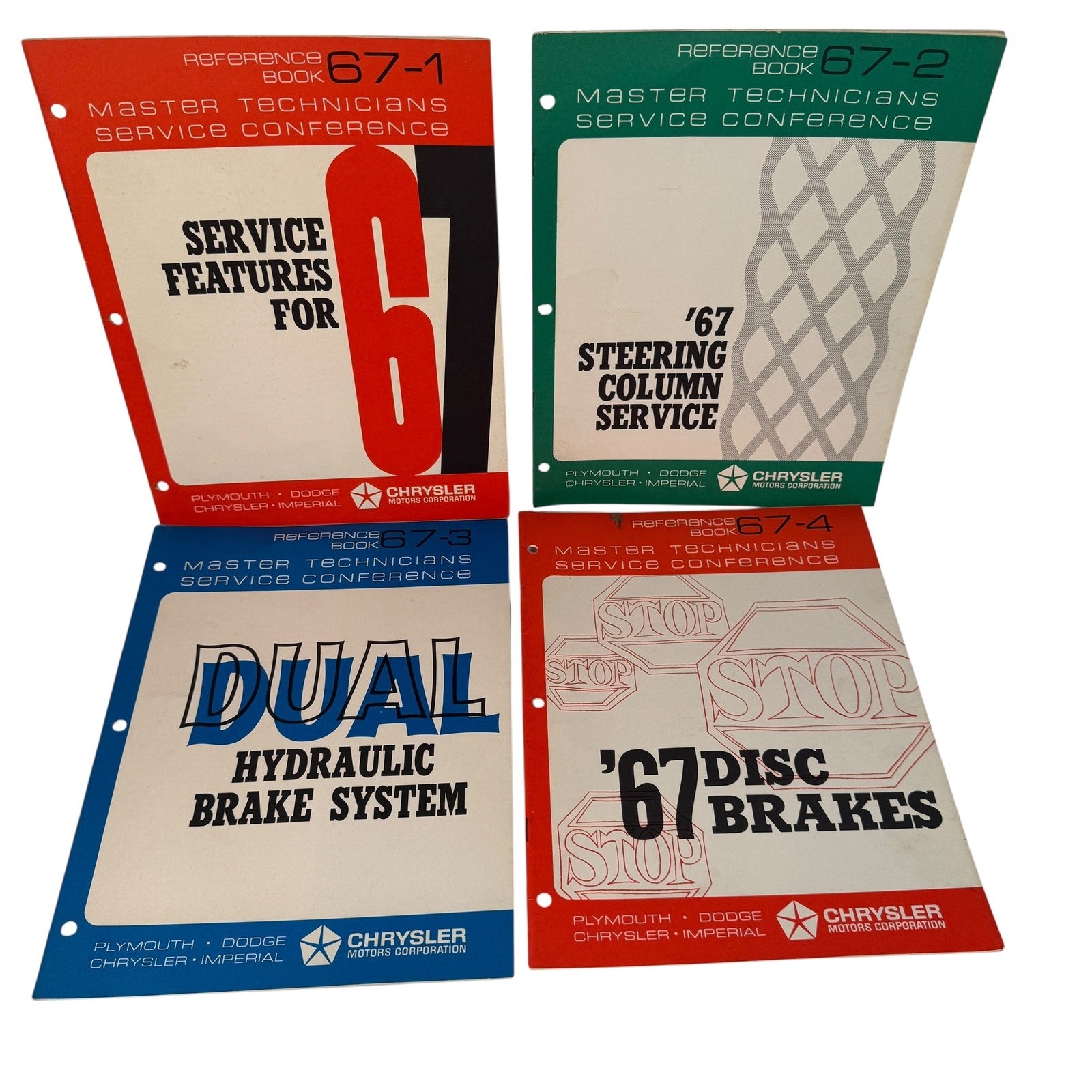Vintage 1967 Chrysler Master Technicians Service Manuals Plymouth Dodge Imperial