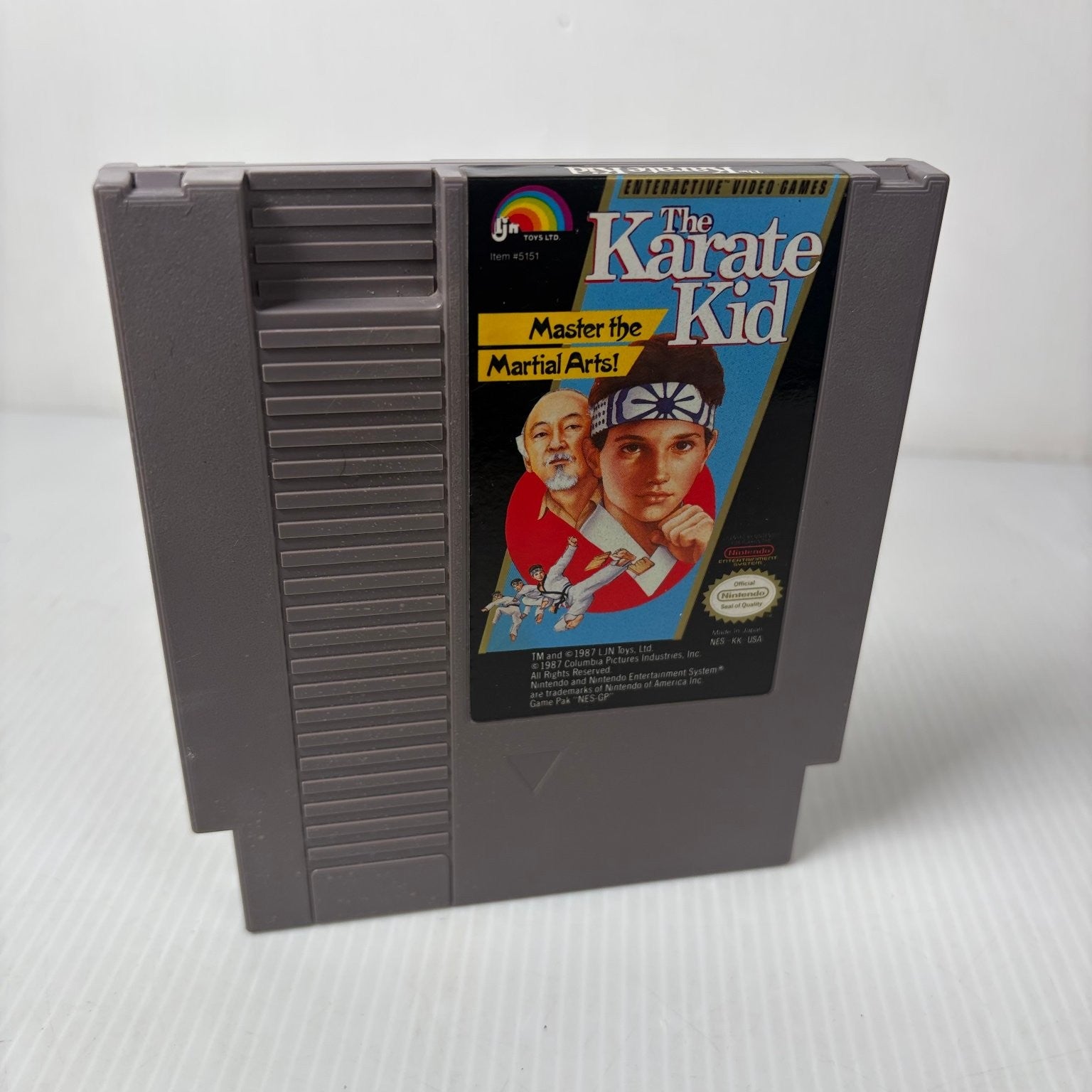 The Karate Kid NES Video Game Master Martial Arts Classic Authentic Cartridge