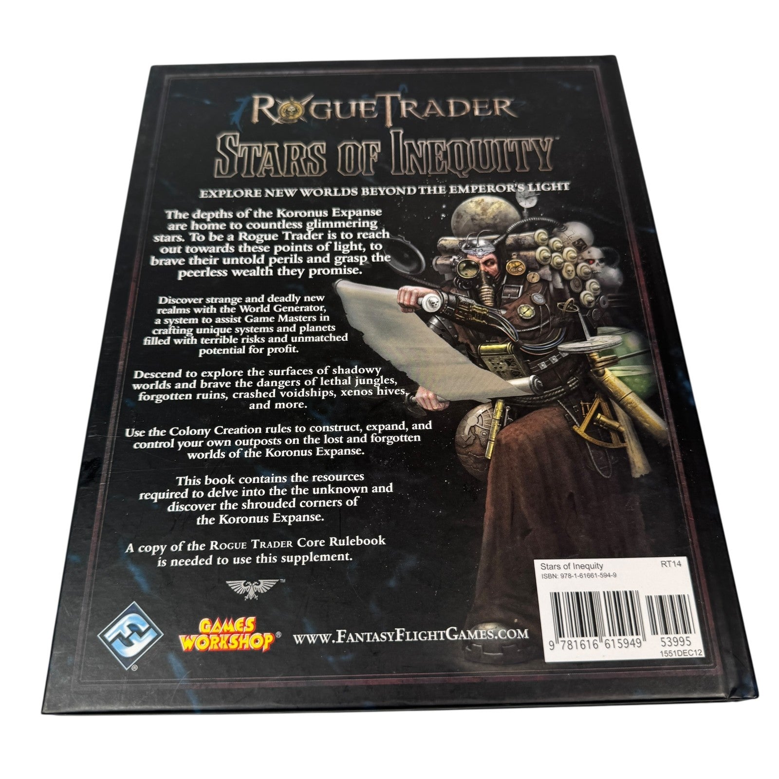 Warhammer 40K Rogue Trader Stars Of Inequity Role Playing Rulebook Hardcover
