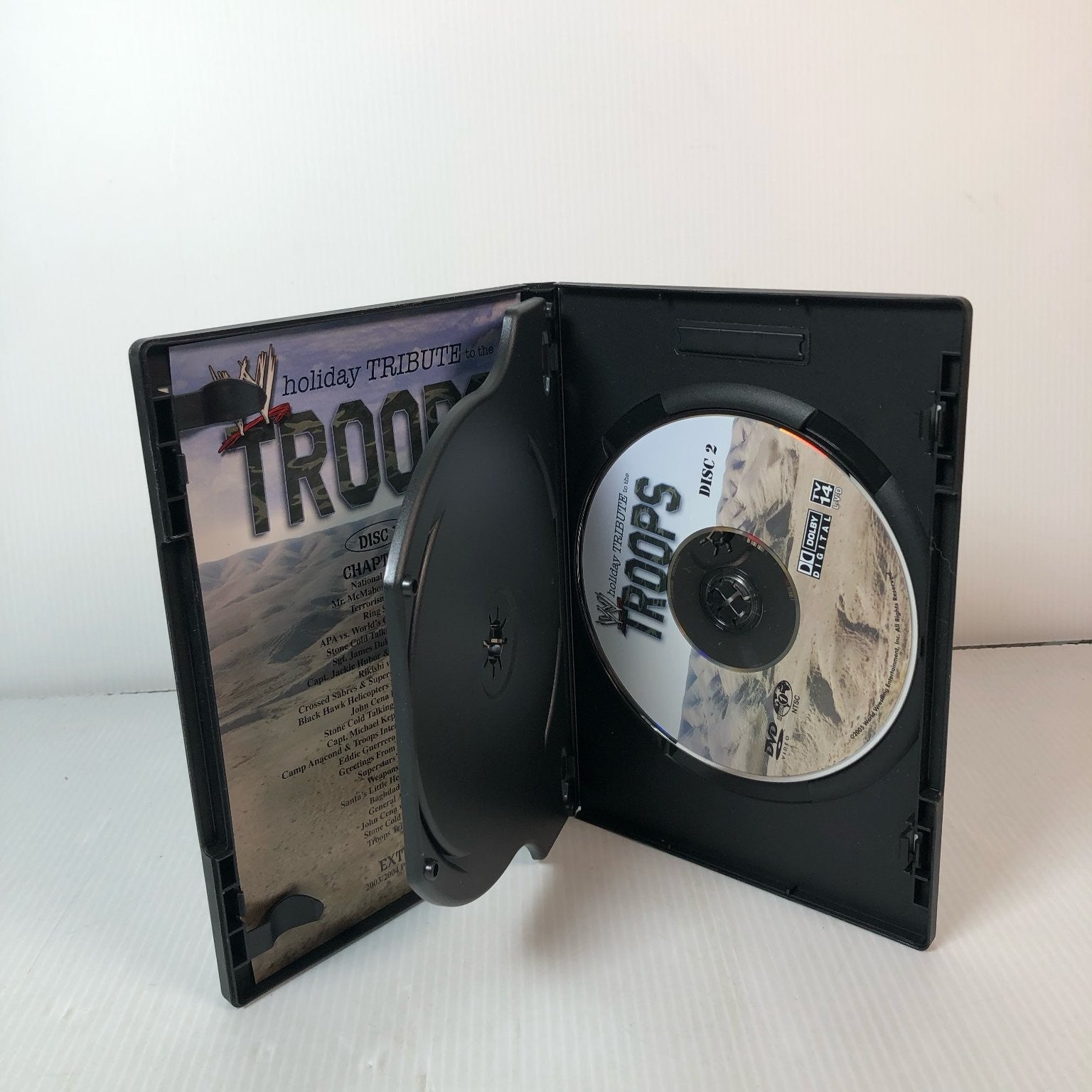 WWE Holiday Tribute to the Troops 2005 2-Disc Set Kurt Angle John Cena