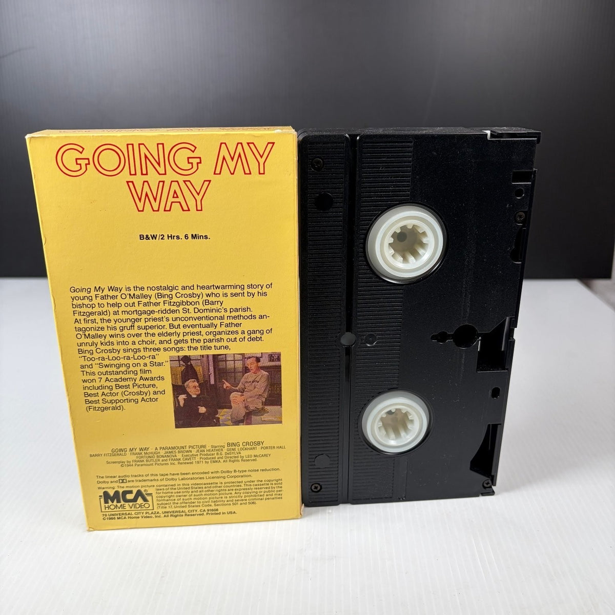 Going My Way VHS 1944 Classic Musical Original Release MCA Home Video