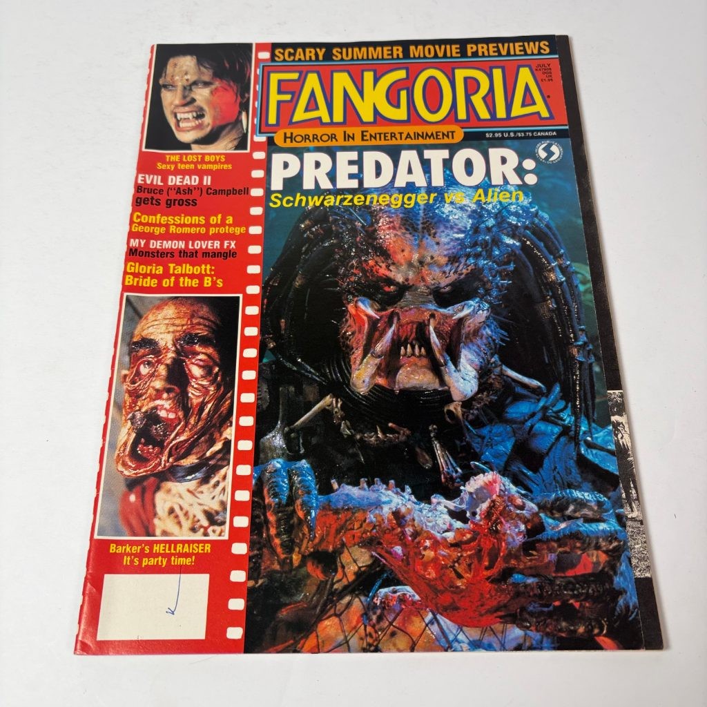 Fangoria 65 July 1987 Predator Lost Boys Evil Dead 2 Hellraiser Horror Magazine