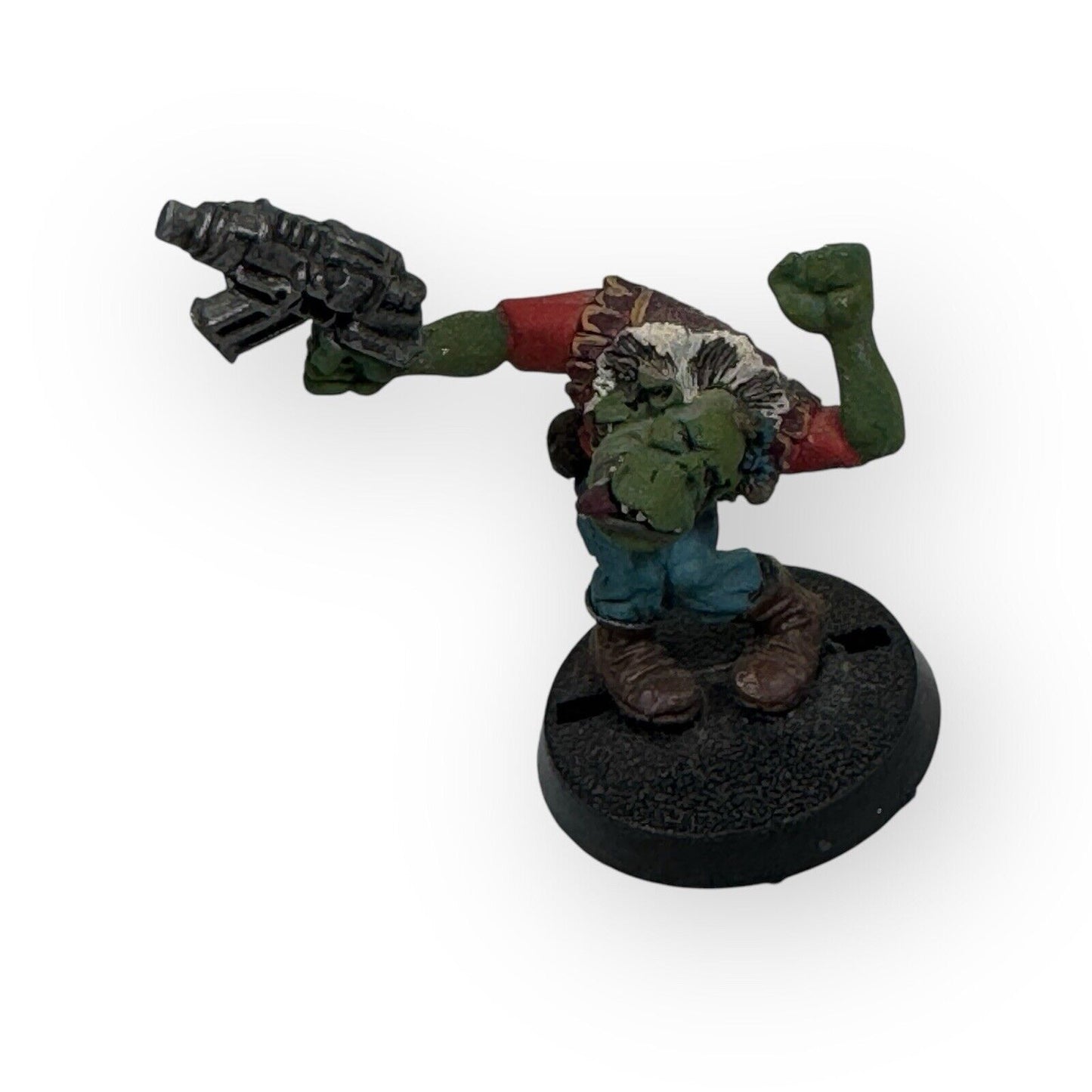 Metal Classic Ork Weirdboy Dancing Rogue Trader Miniature Warhammer 40k Painted