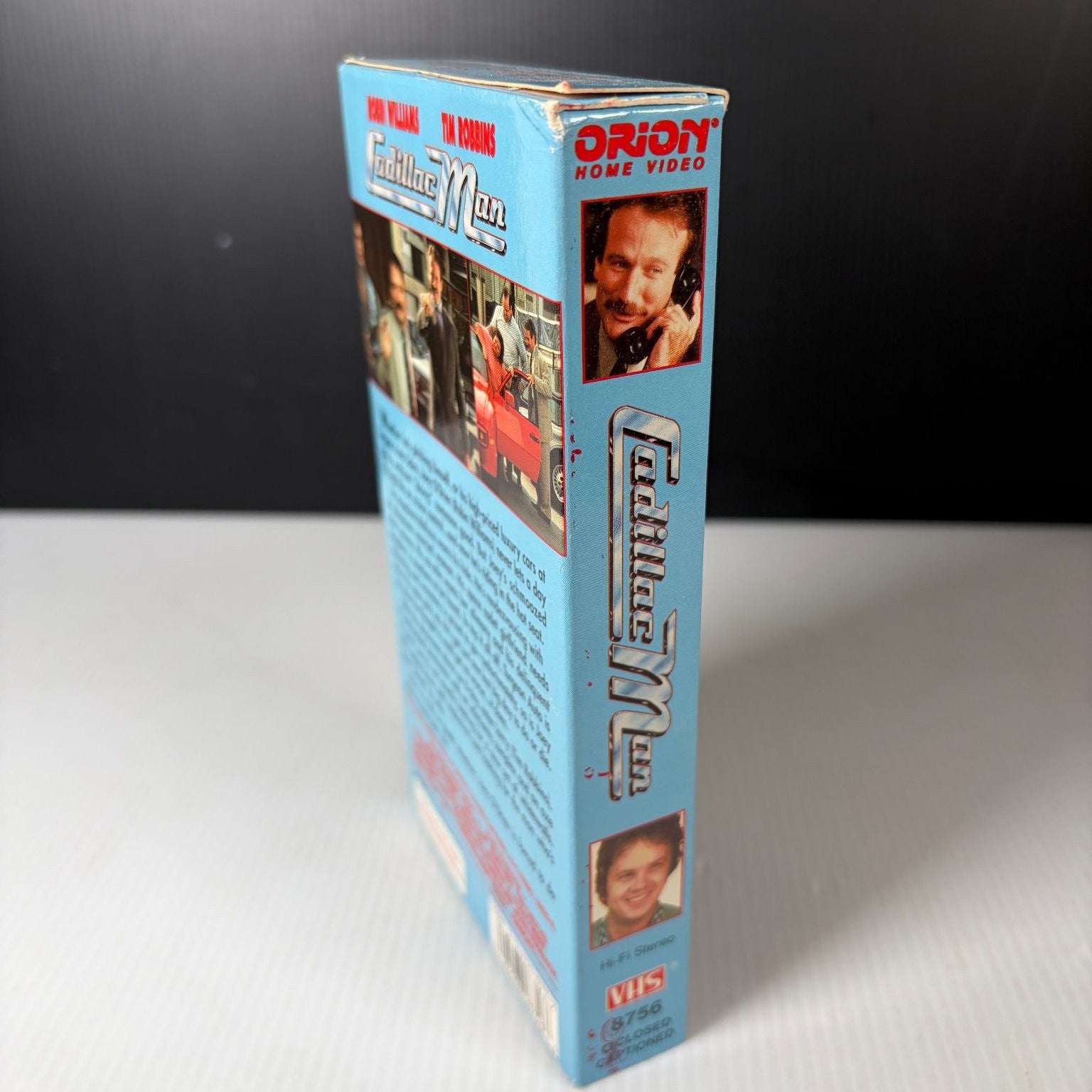 Cadillac Man VHS 1990 Comedy Original Release Orion Home Video Robin Williams