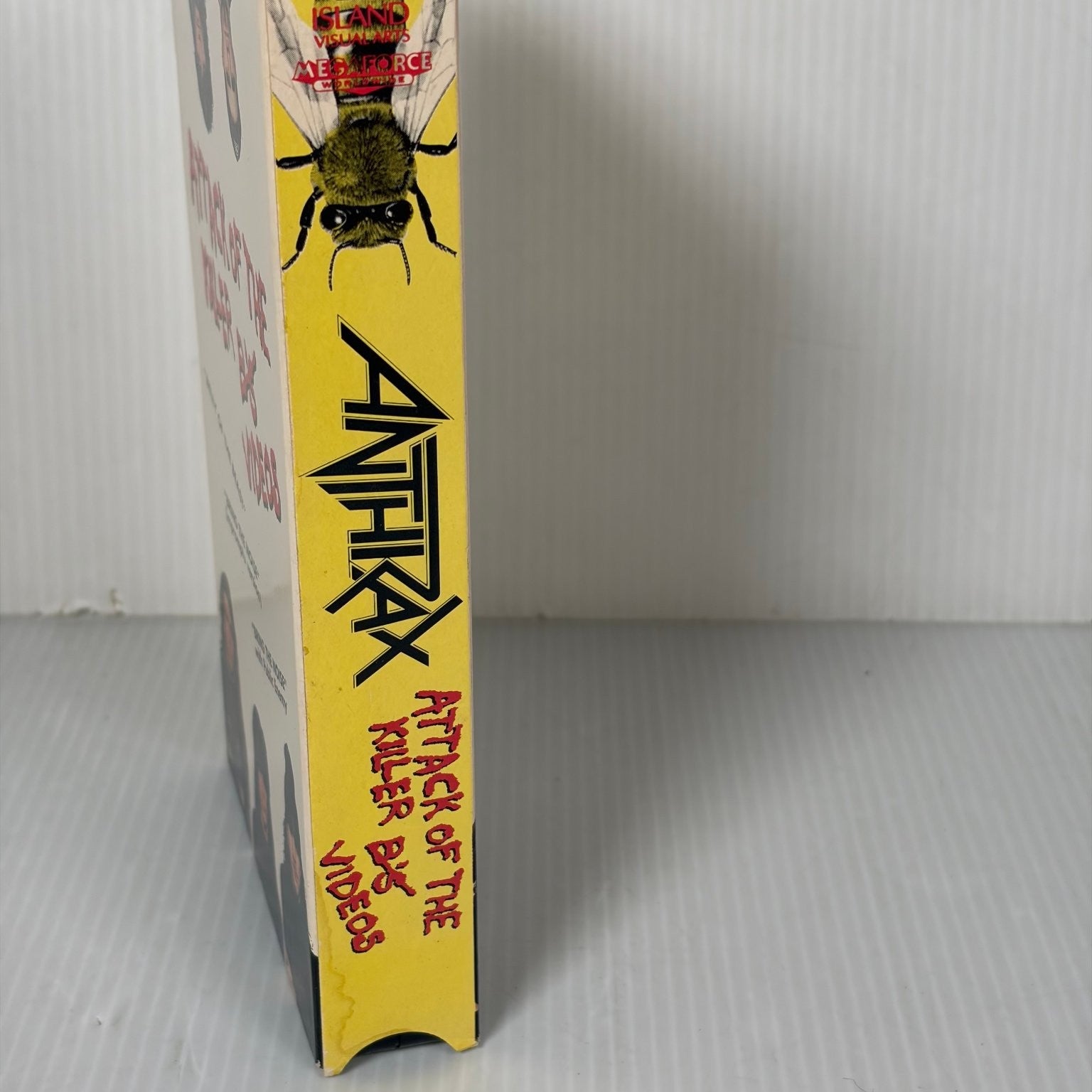 Anthrax Attack of Killer B's Videos VHS 1991 Thrash Metal Island Visual Arts