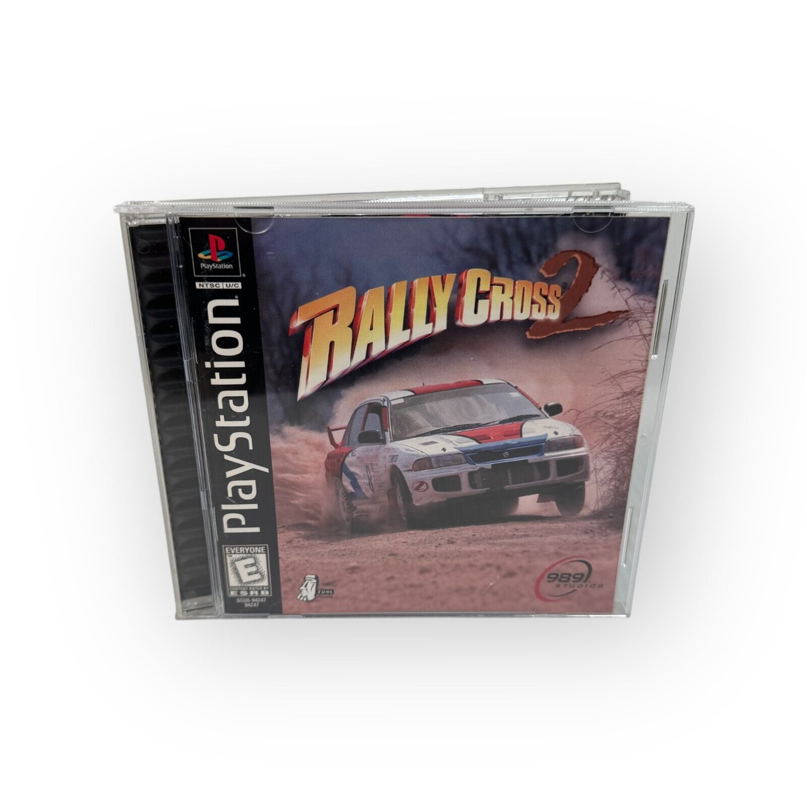 Rally Cross 2 PlayStation 1 PS1 Complete CIB Black Label